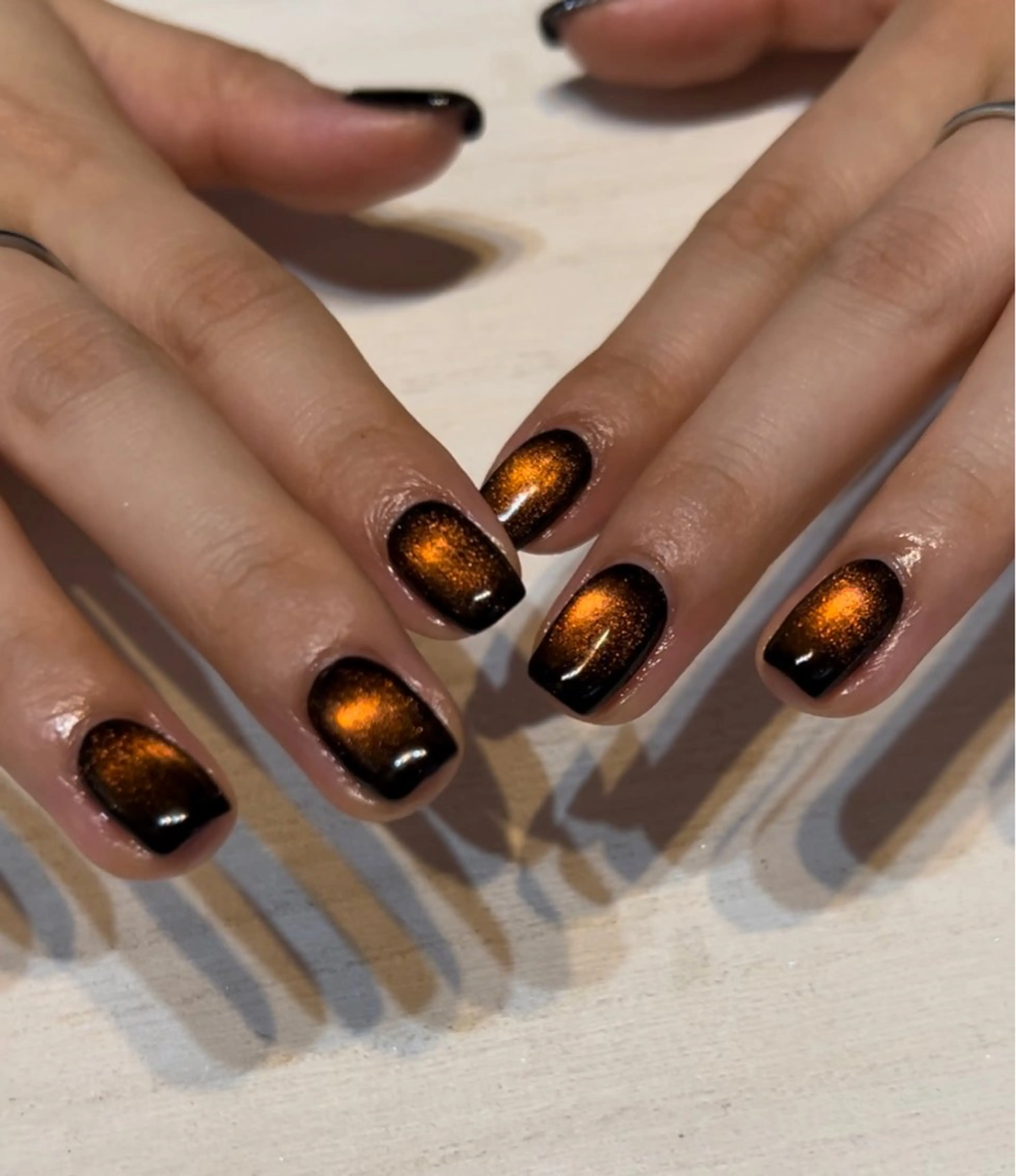 ネイル マグネットネイル ハンドネイル spell nailのネイルデザイン