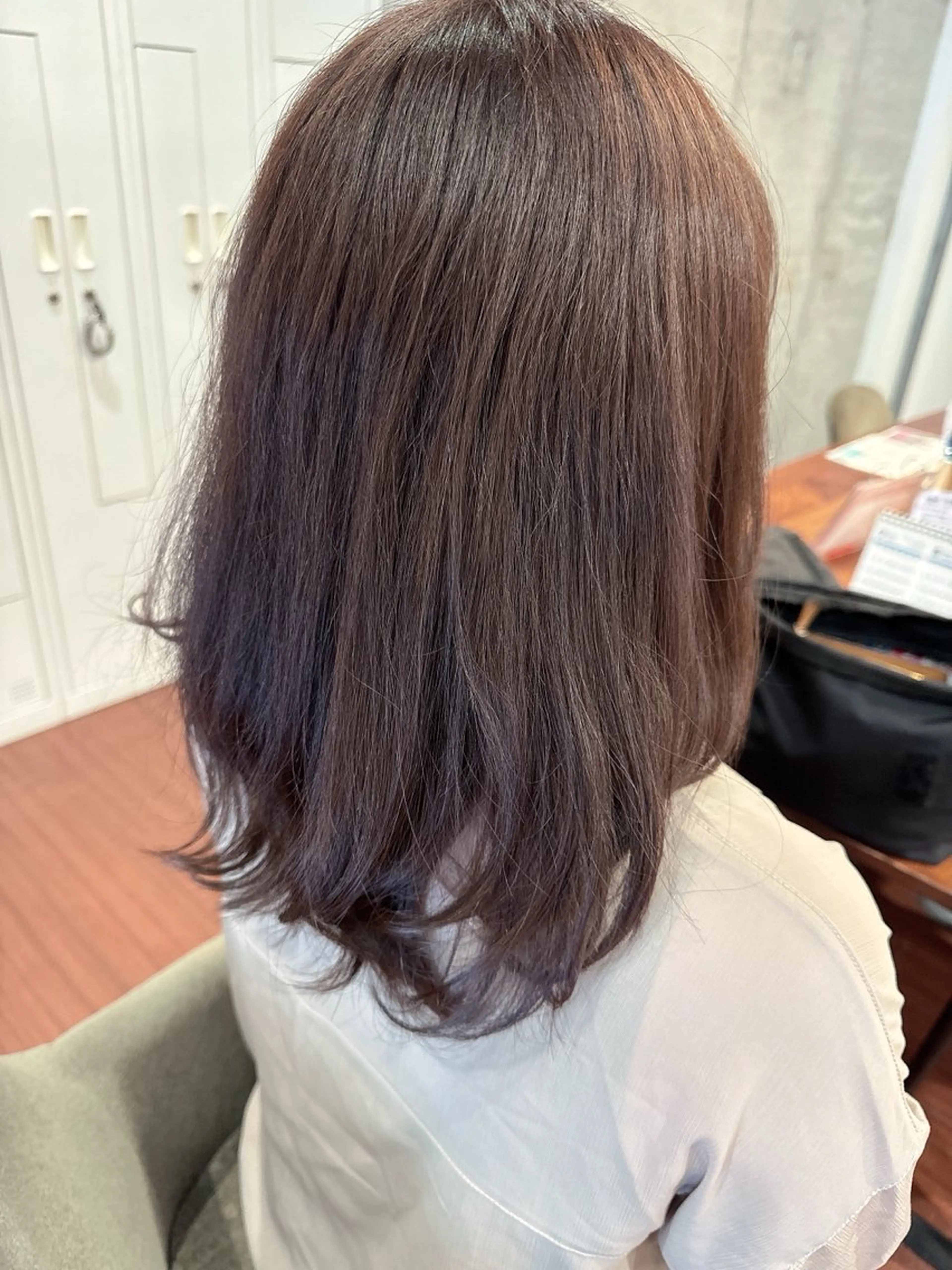 セミロング カラー megumi ⭐︎のヘアスタイル