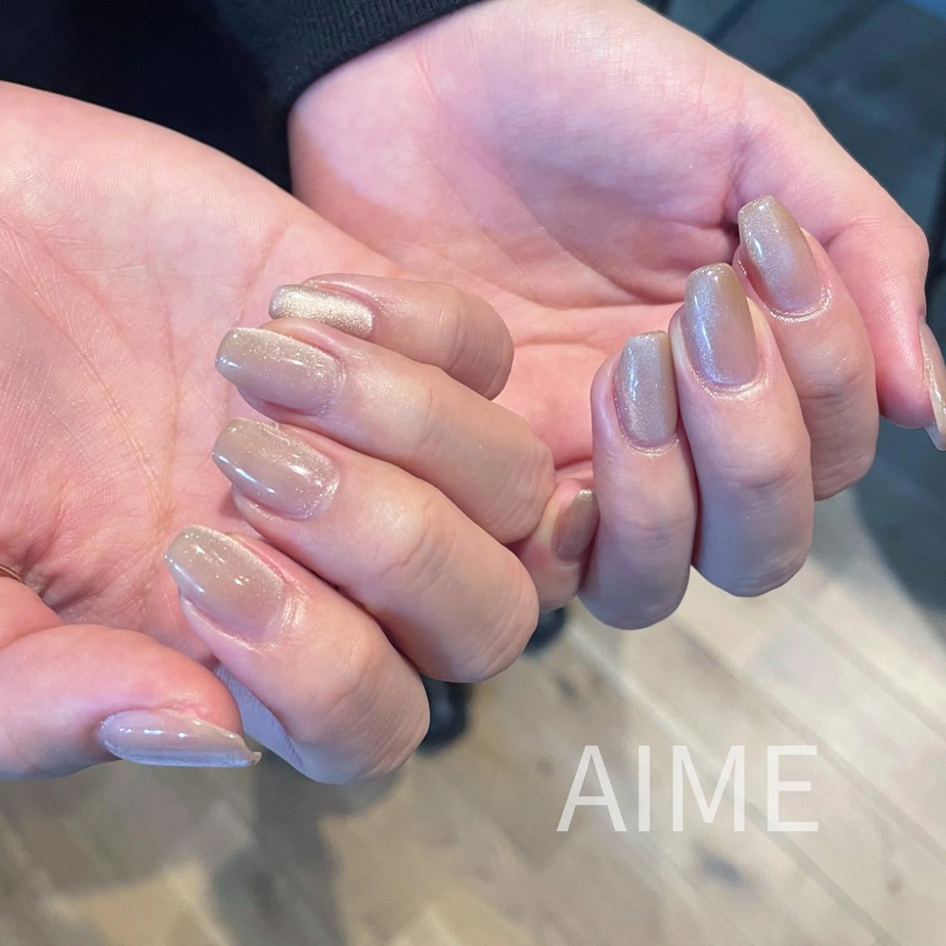 ネイル マグネットネイル ハンドネイル AIME （momo）のネイルデザイン