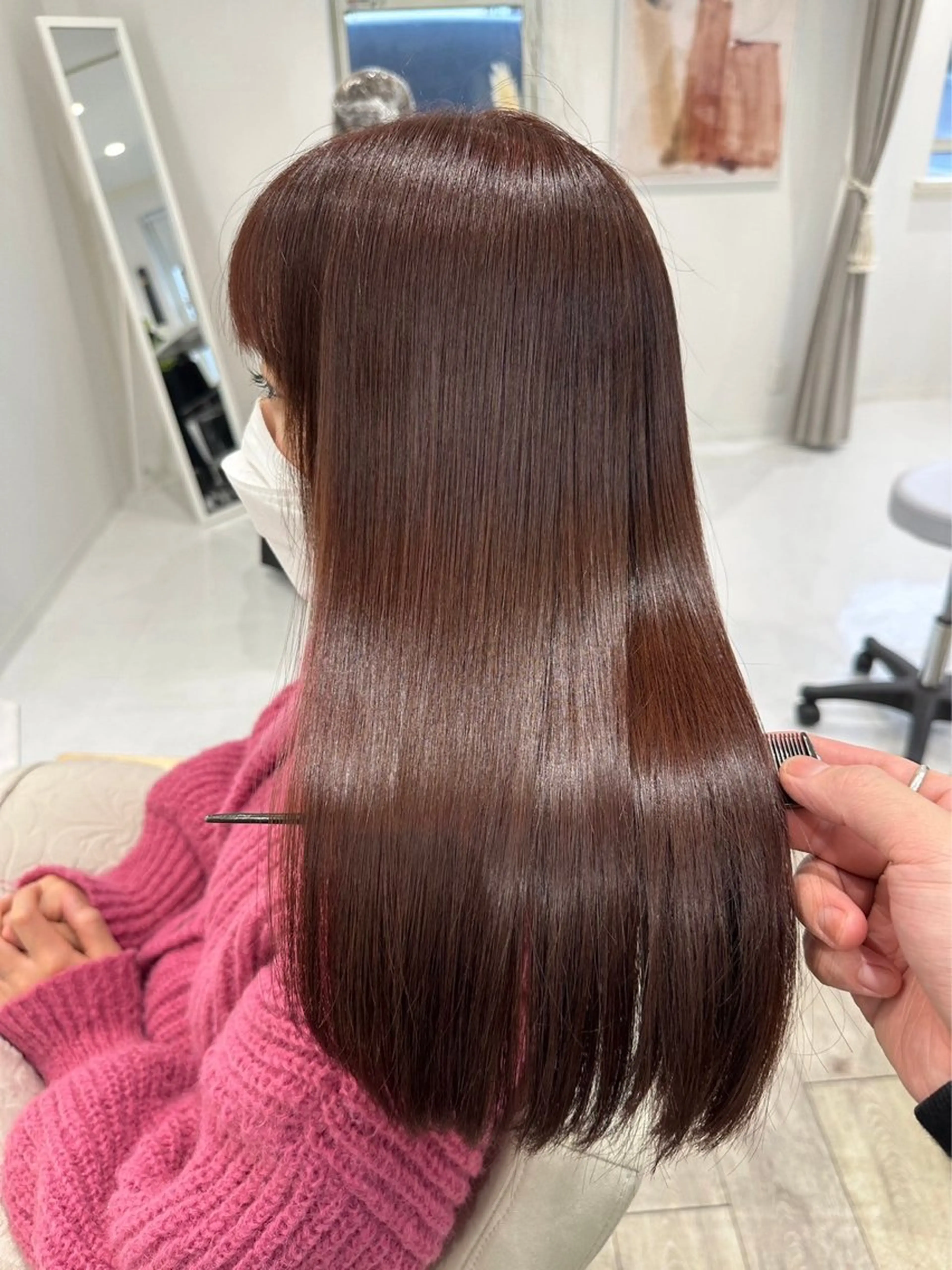 ロング 山崎結菜 髪質改善💎のヘアスタイル