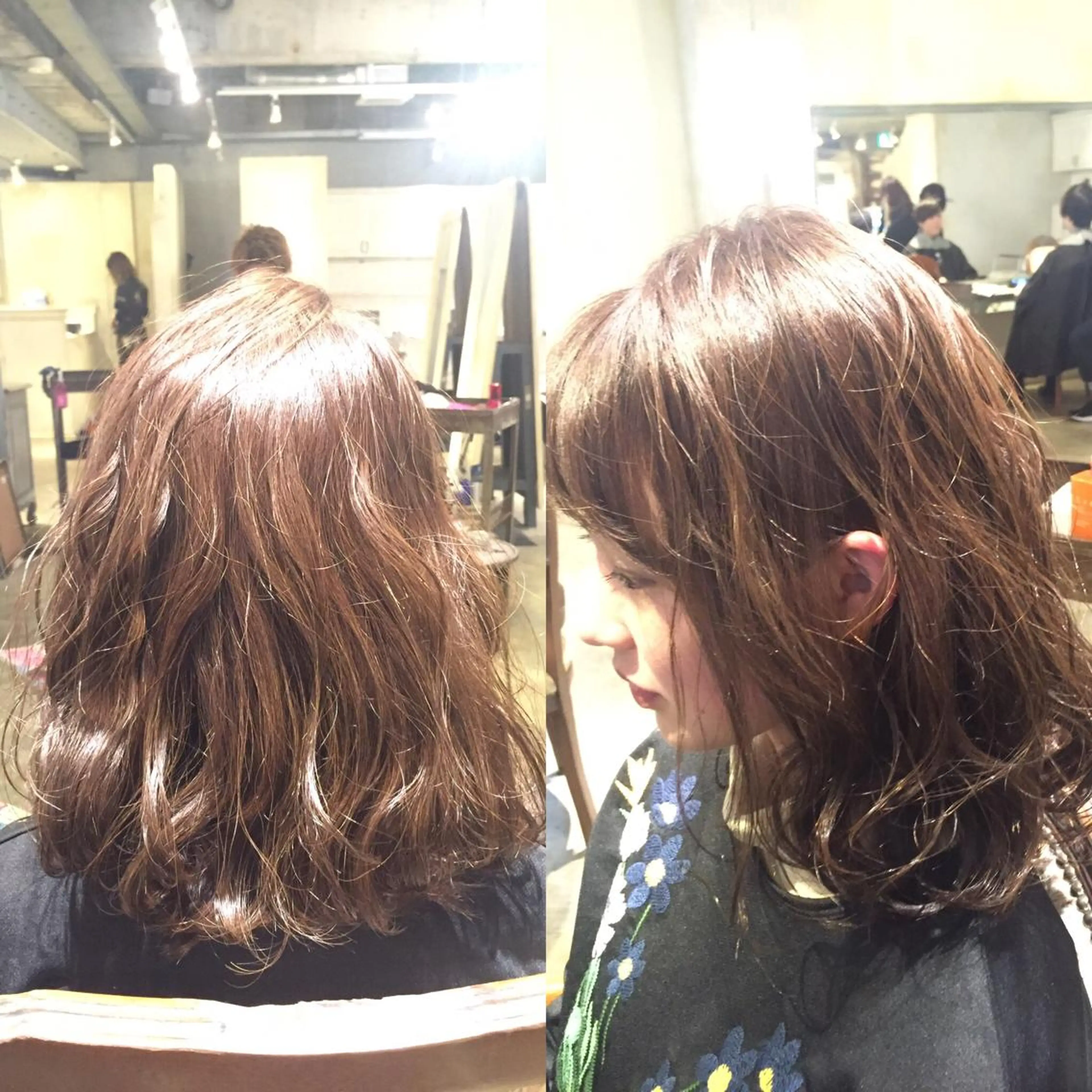 ミディアム アッシュ こう ちゃんのヘアスタイル