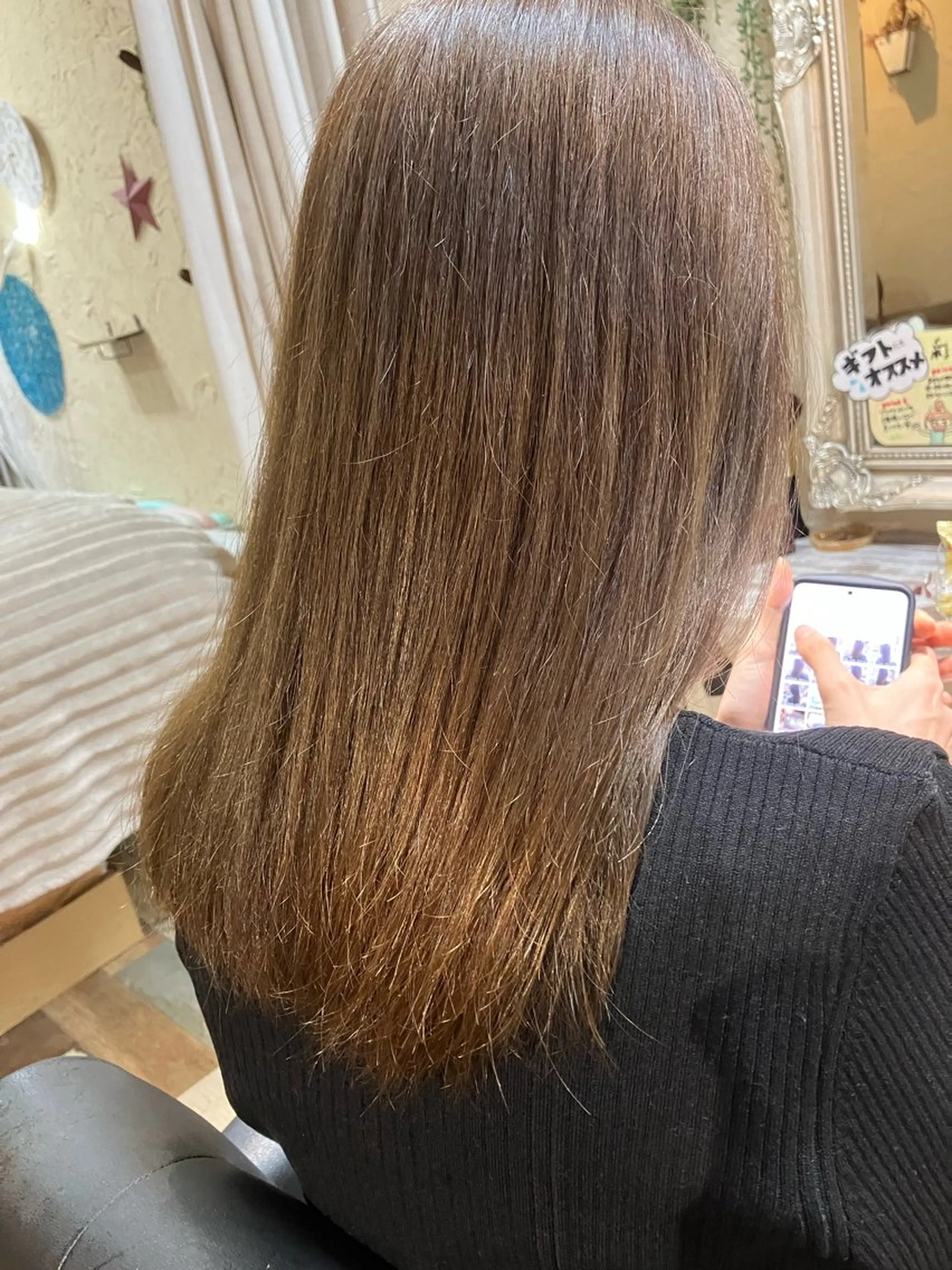 ミディアム カラー ヘアカラー トリートメント 美容歴１８年以上🌈 山口のヘアスタイル