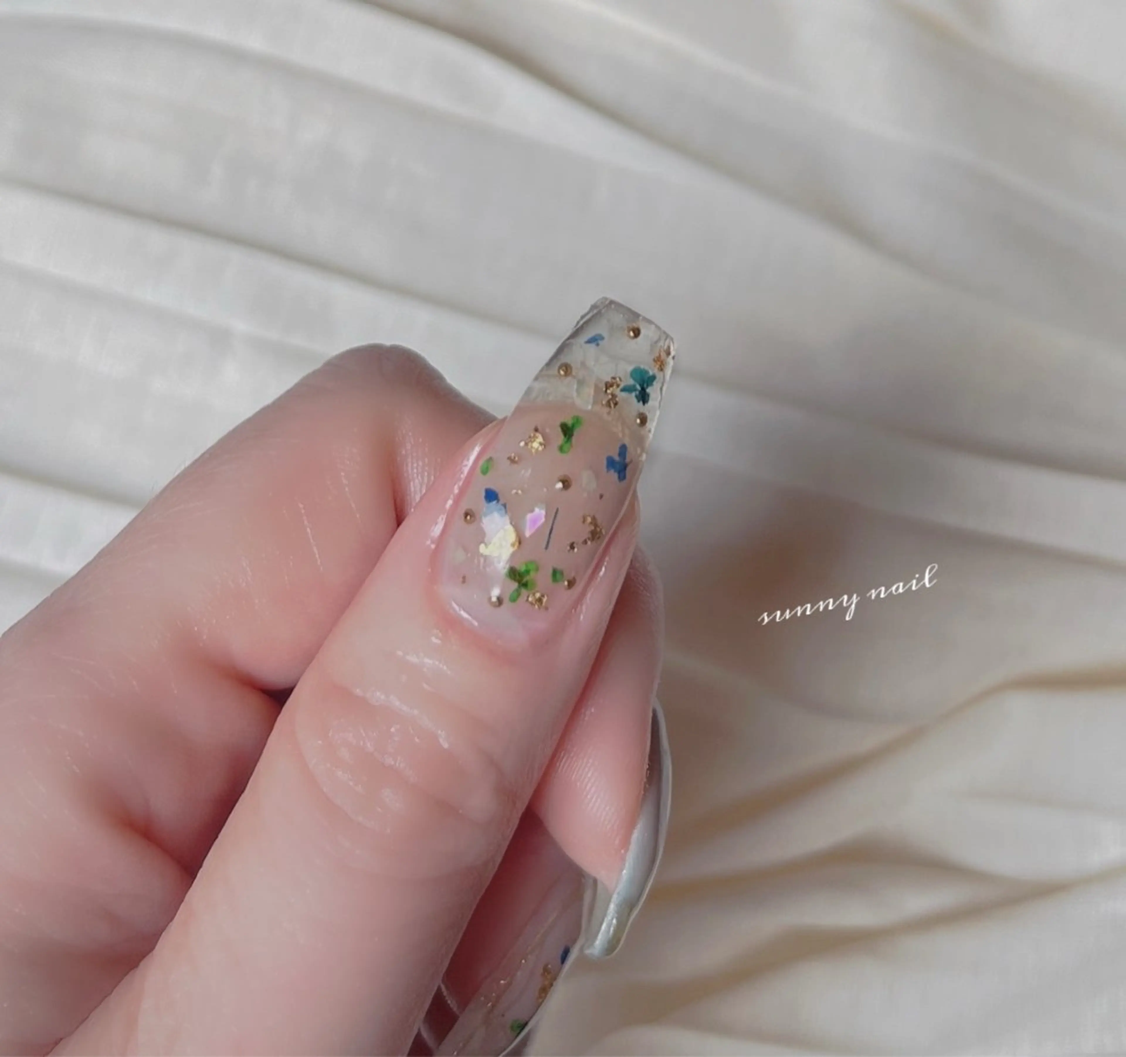 ネイル ジェルネイル マグネットネイル パラジェル sunny nailのネイルデザイン
