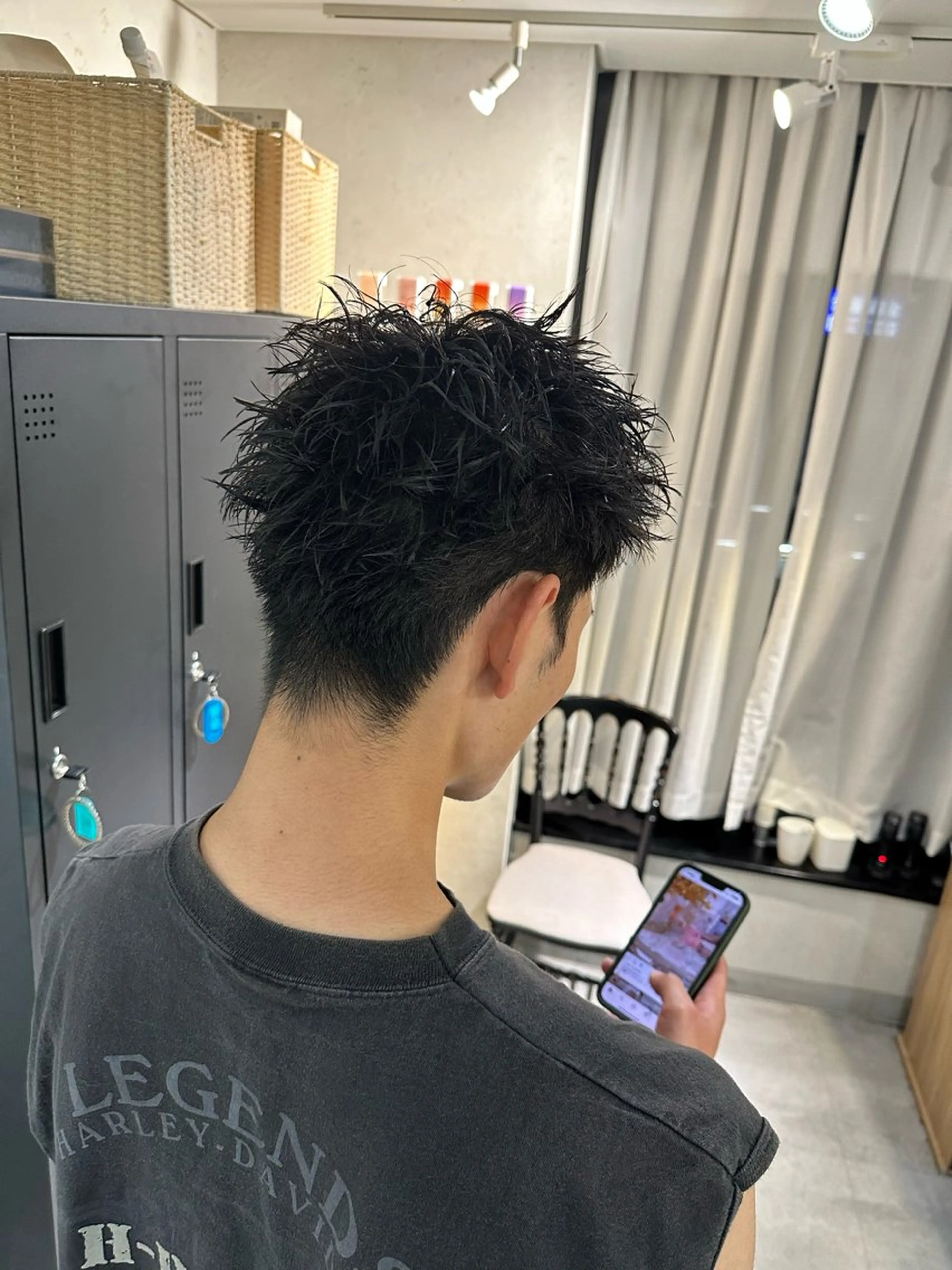 ショート メンズ カット 上野/エフェクトブリ ーチ✂︎touiのヘアスタイル