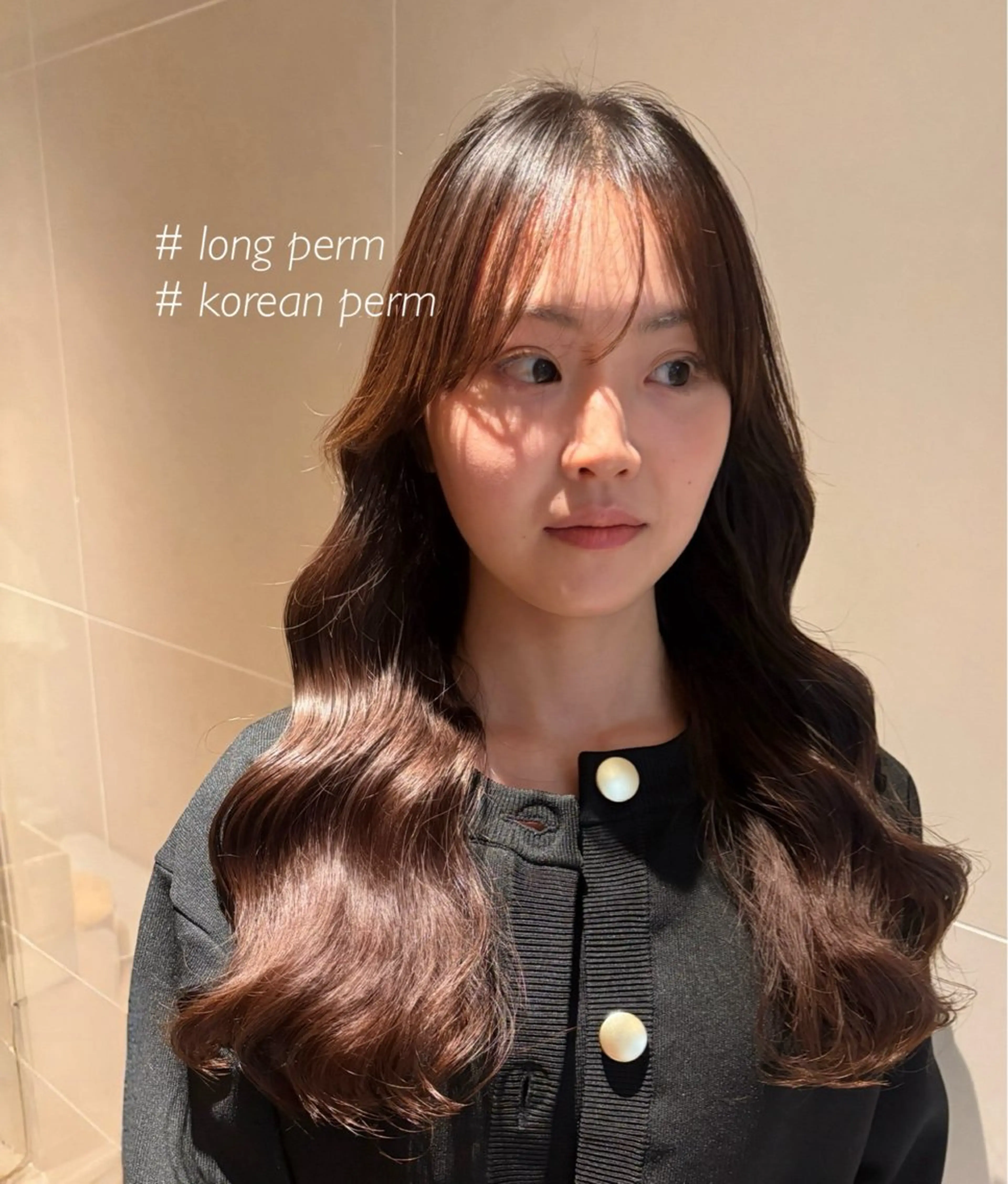 パーマ カット パーマ 韓国風パーマ/ オリーブ🇰🇷あゆのヘアスタイル