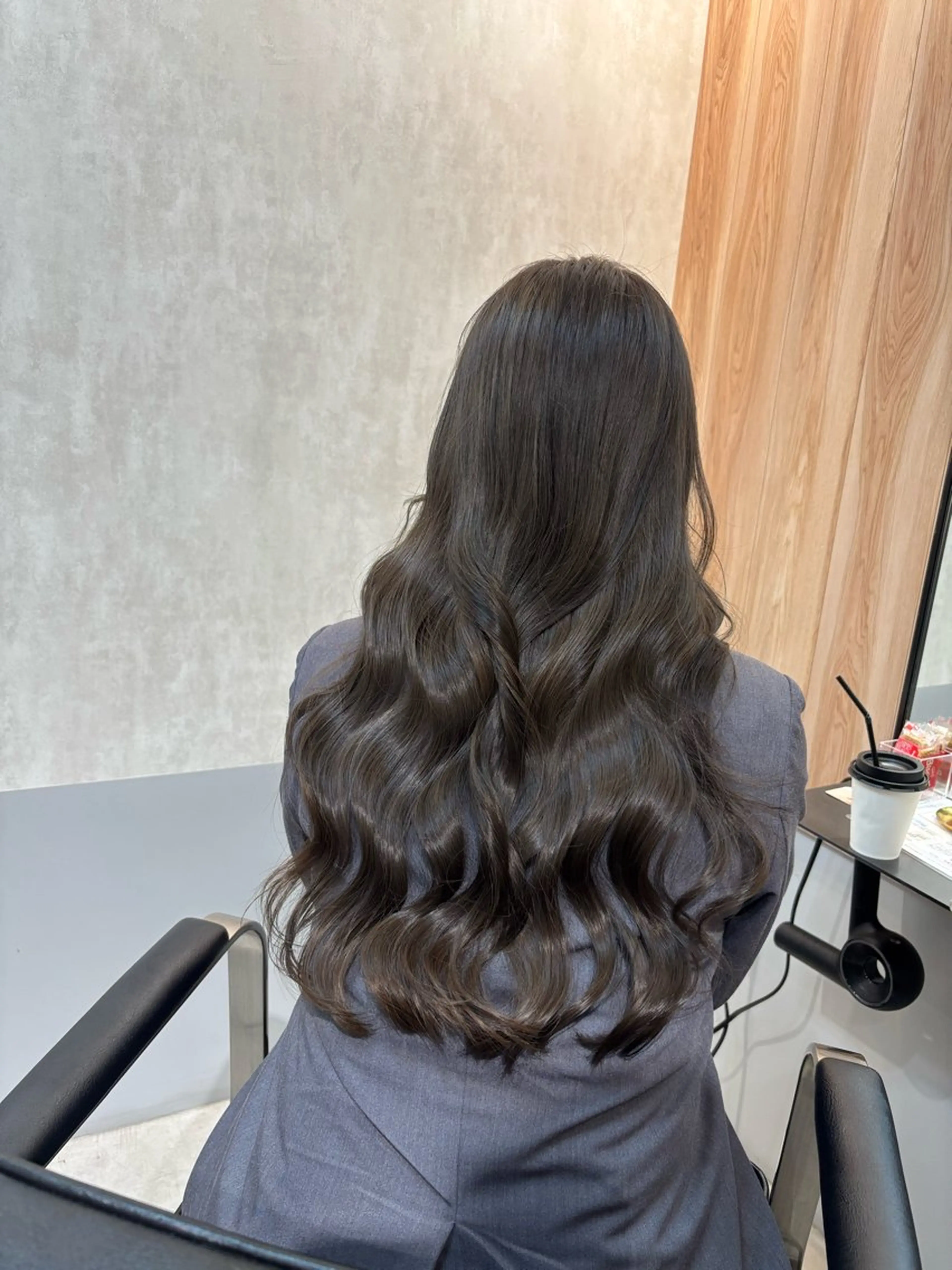 ロング カラー ヘアカラー トリートメント ✨津田佐功/兵庫三宮 /カラー/縮毛矯正✨のヘアスタイル