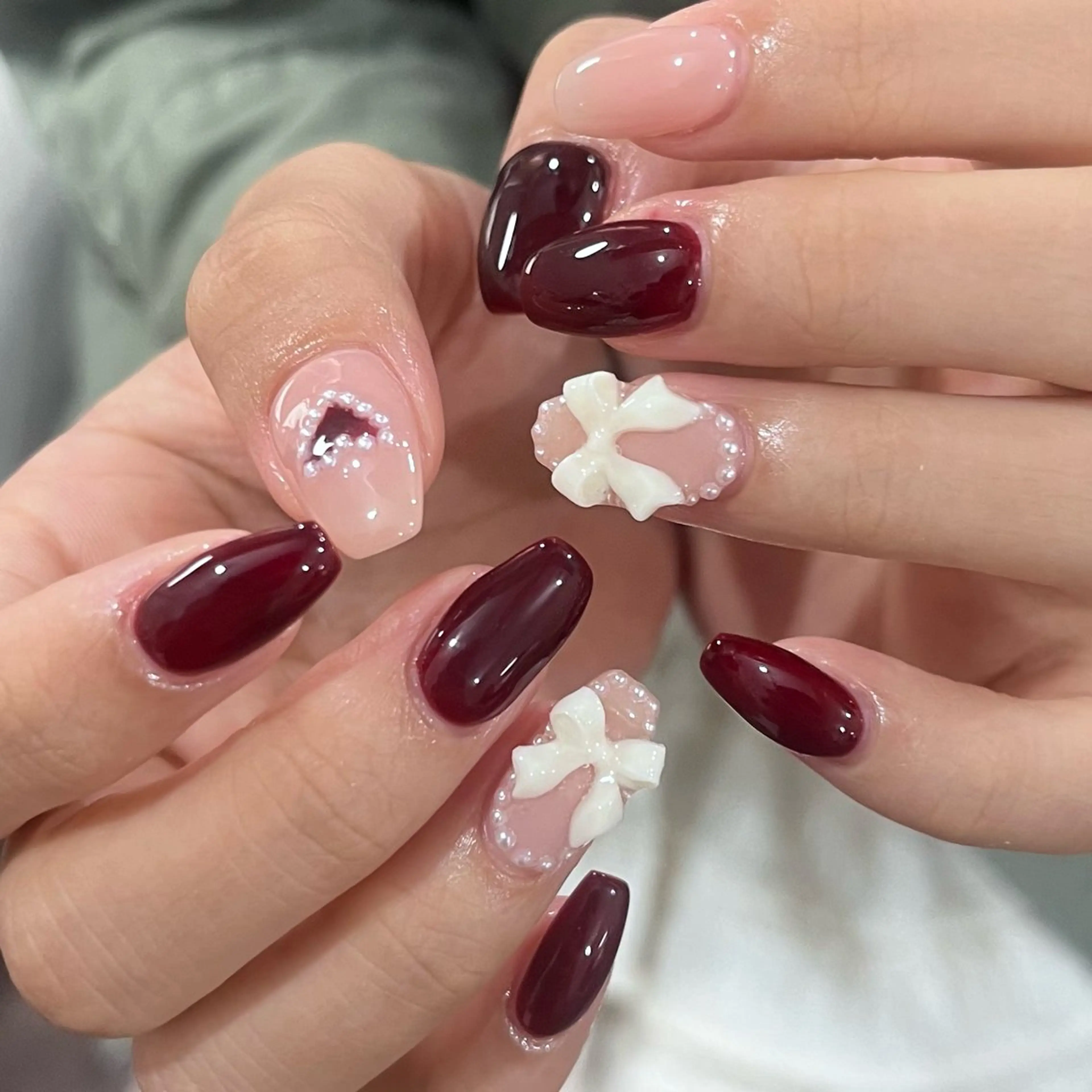 ネイル 韓国ネイル ワンホンネイル ハンドネイル ハンドケア Kawaii _Nailのネイルデザイン