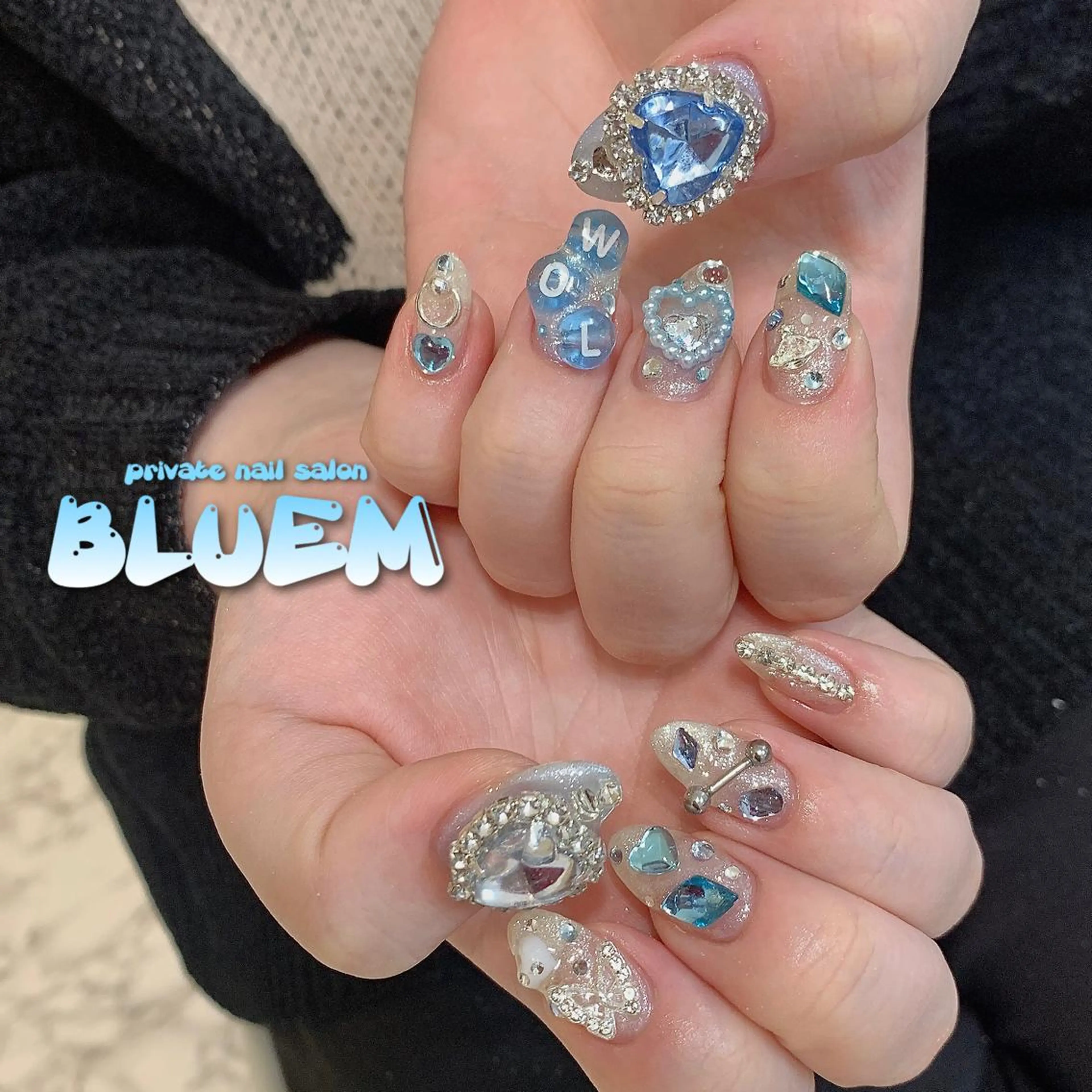 ネイル ハンドネイル BLUEM なな🐶のネイルデザイン