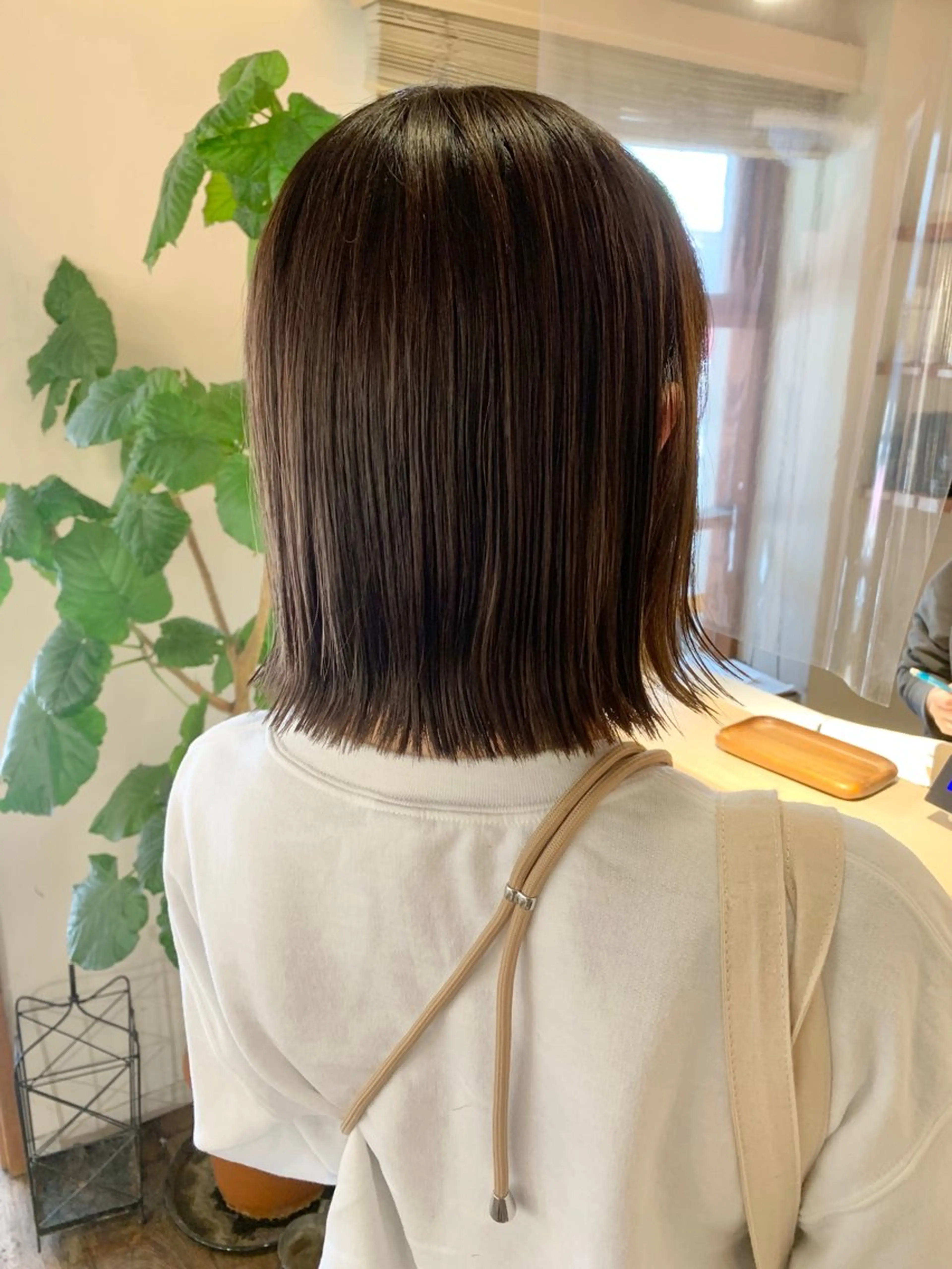 ミディアム 透明感カラー/ボブ /佐藤伶のヘアスタイル