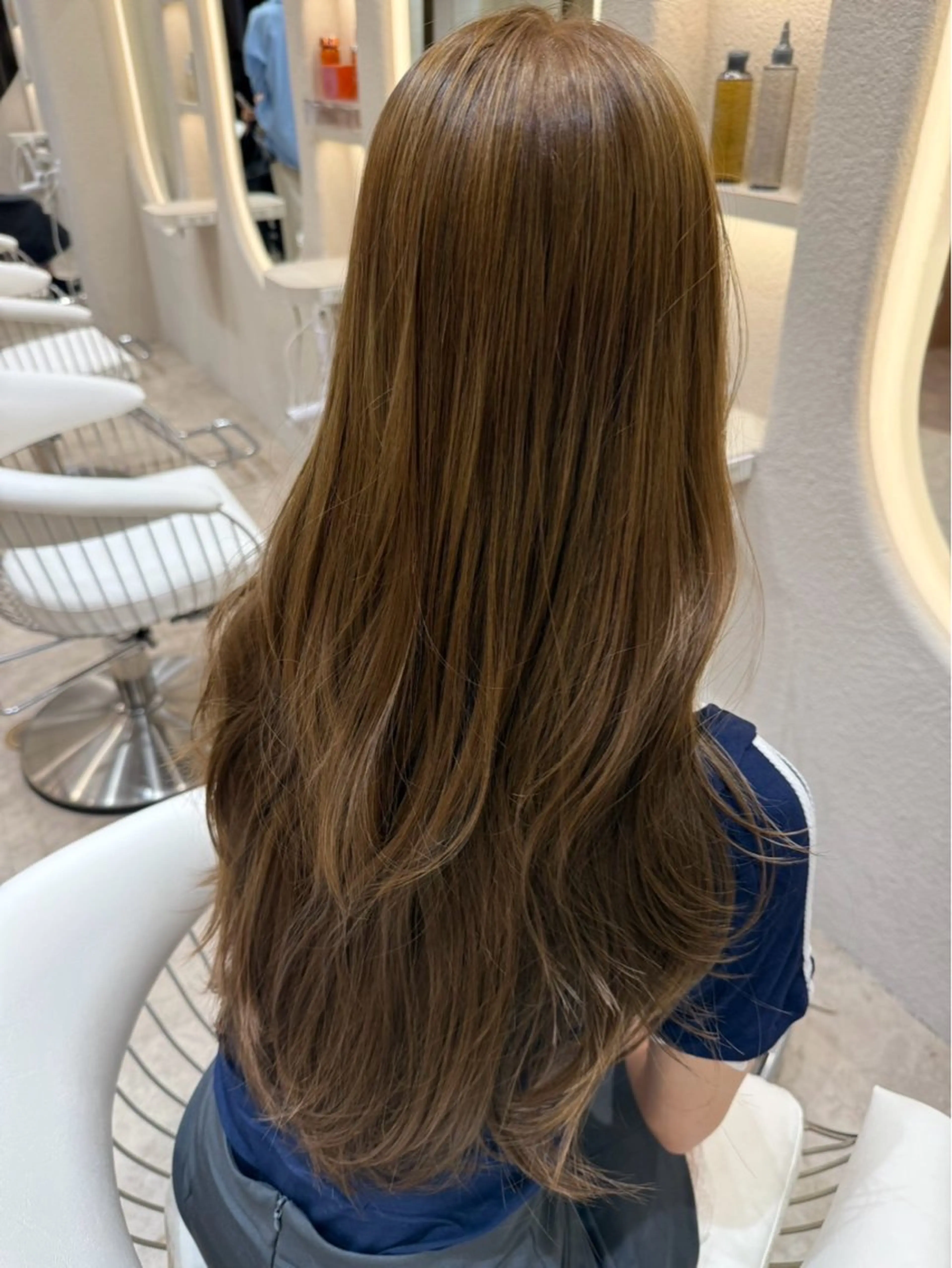 ロング カラー 🫧透明感カラー 🤍ゆら🤍🫧のヘアスタイル