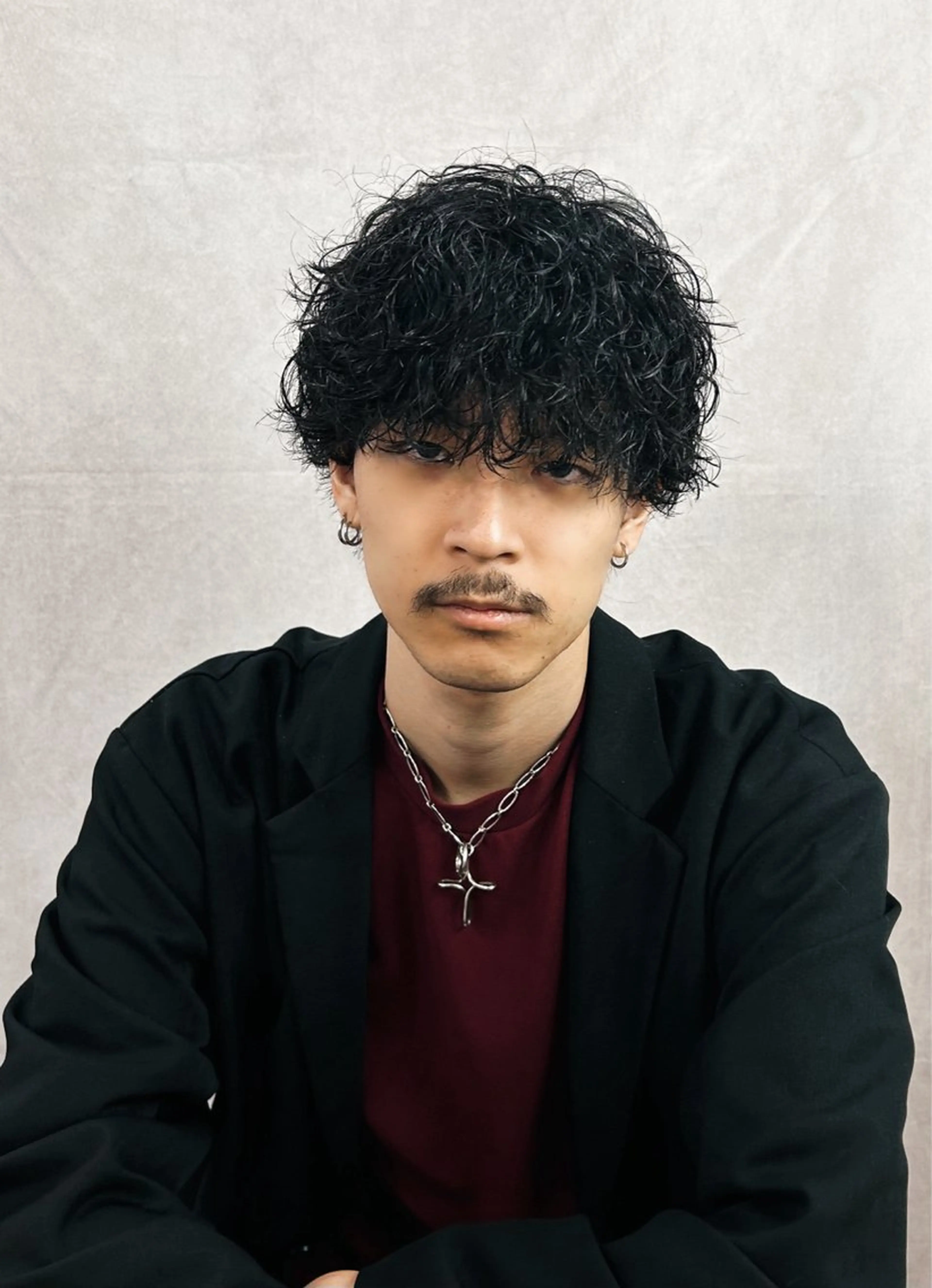 カラー パーマ メンズ カット パーマ RACCOON.TOKYO 渋谷店所属・メンズカット🐺 パーマ特化🔥舜のヘアスタイル