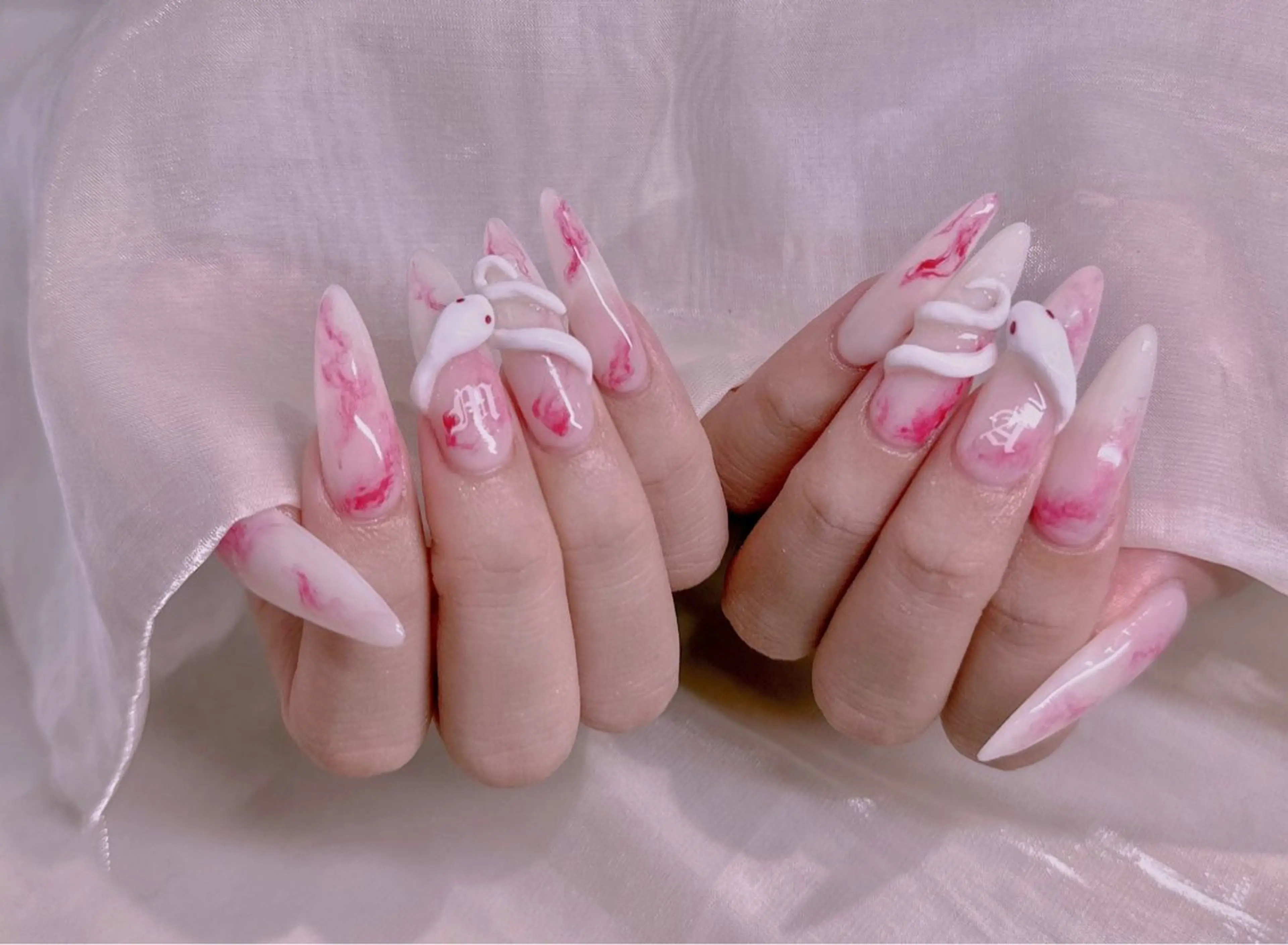 ネイル 長さだし専門店 M2　rikaのネイルデザイン