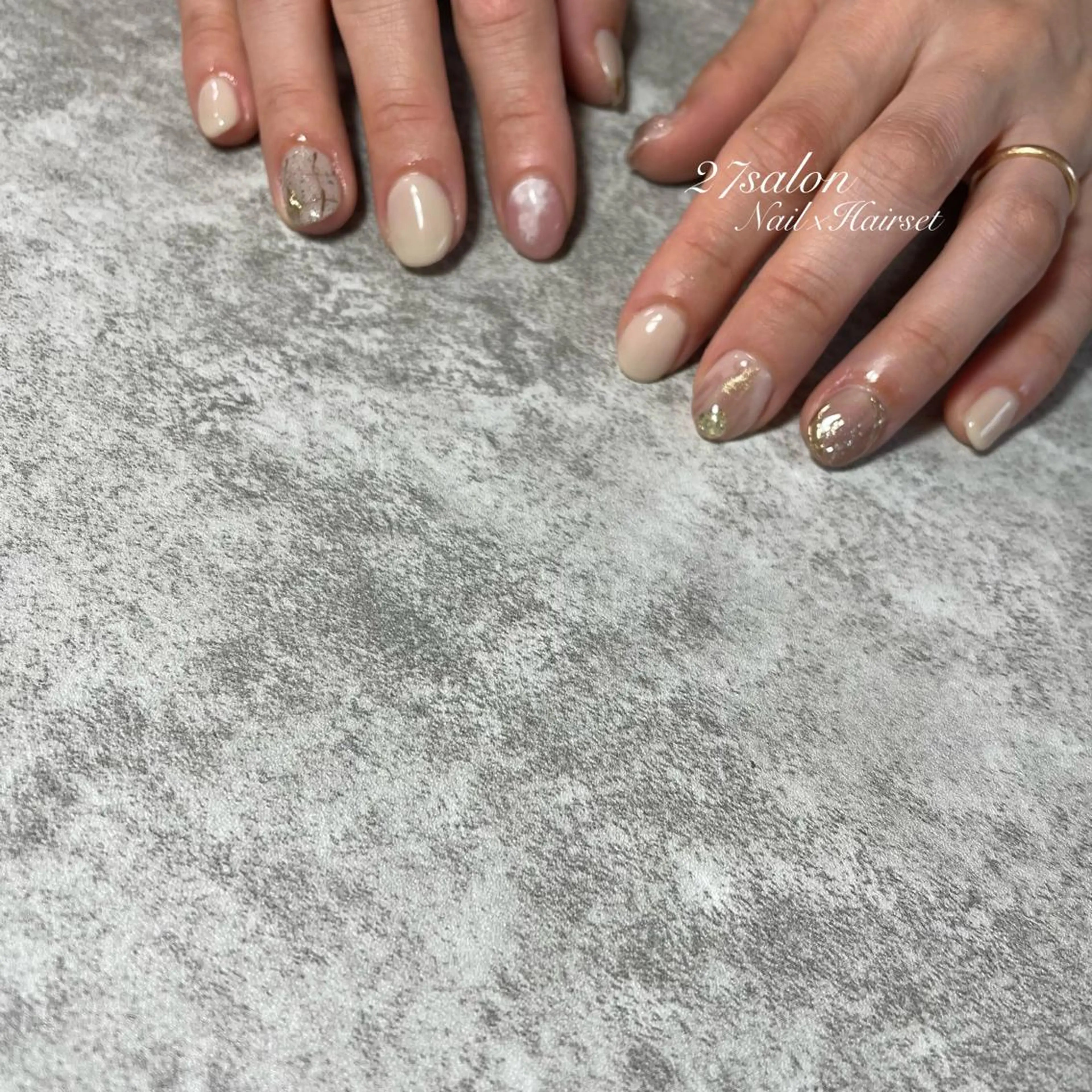 ネイル ニュアンスネイル 27salon yuinaのネイルデザイン