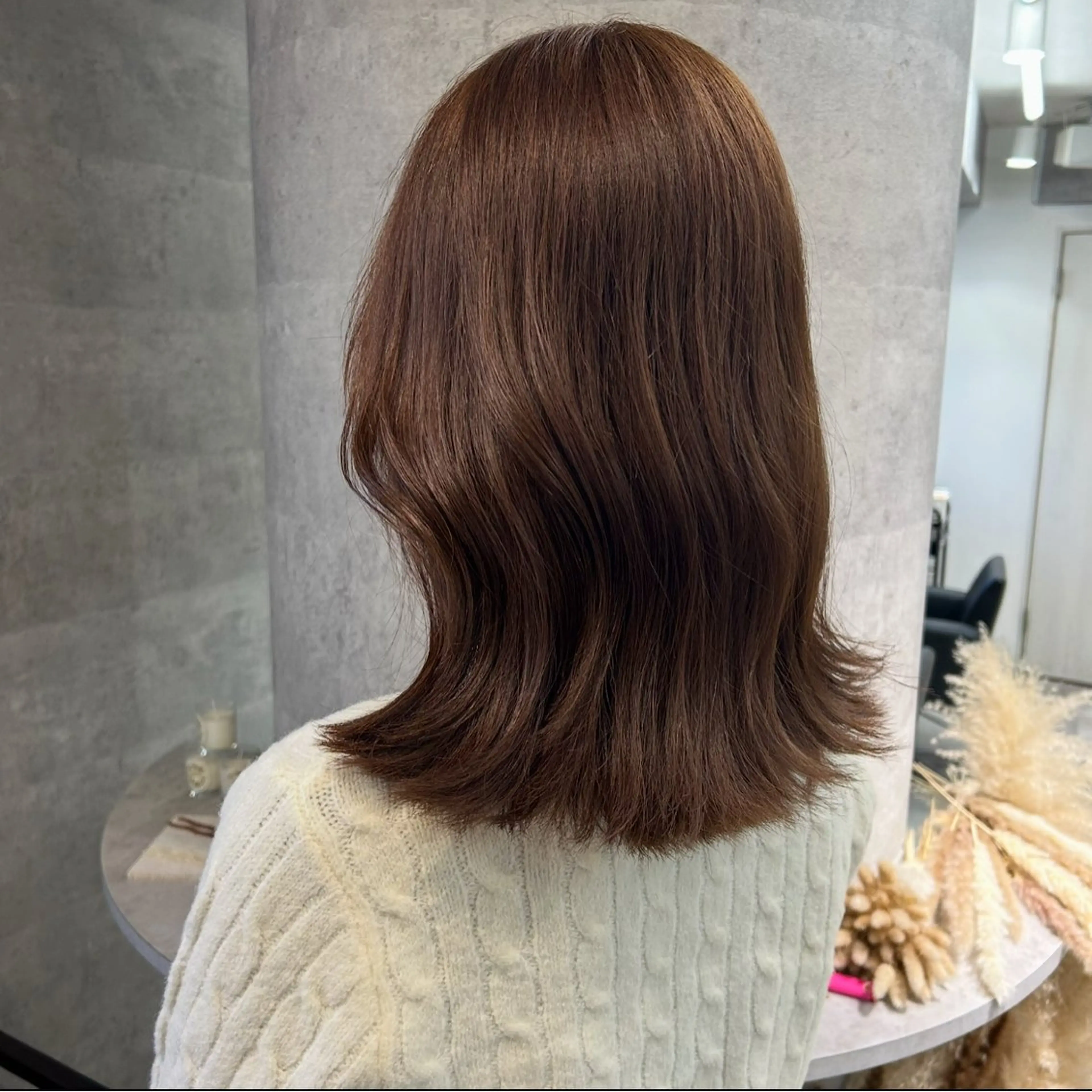 ミディアム カラー カット ヘアカラー トリートメント 外国人風ヘア/ 髪質改善/ayacaのヘアスタイル