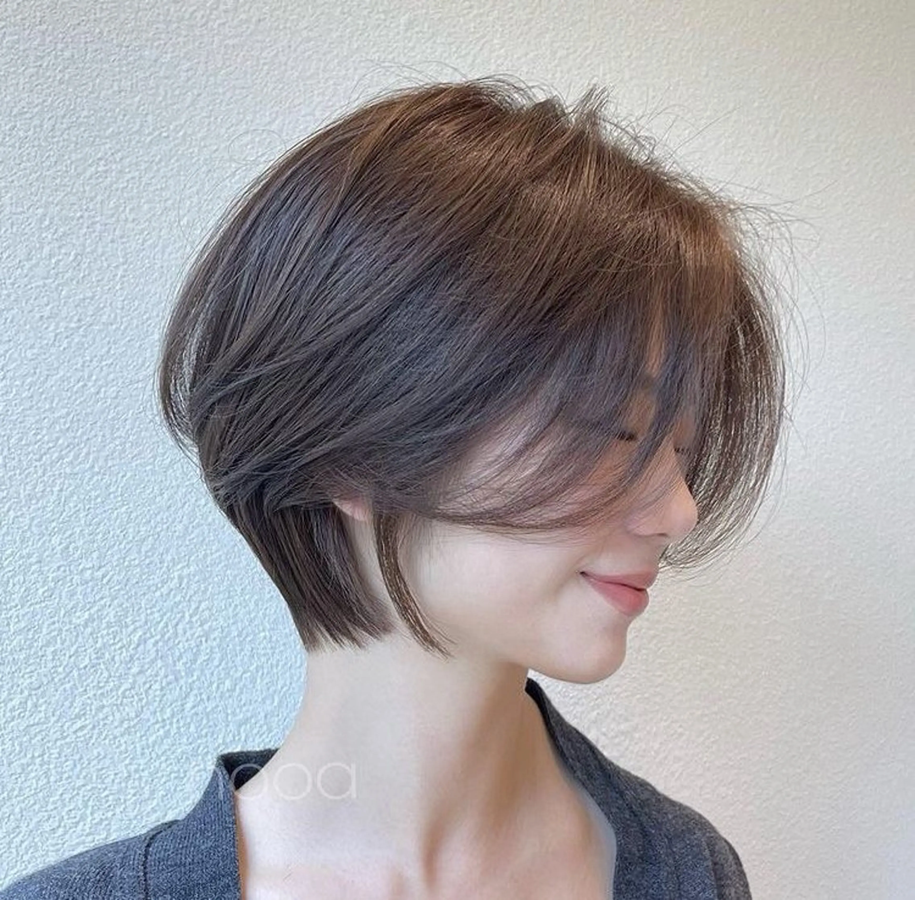 ショート カラー カット ヘアカラー トリートメント 心斎橋/似合わせ カット/ヘアセットのヘアスタイル