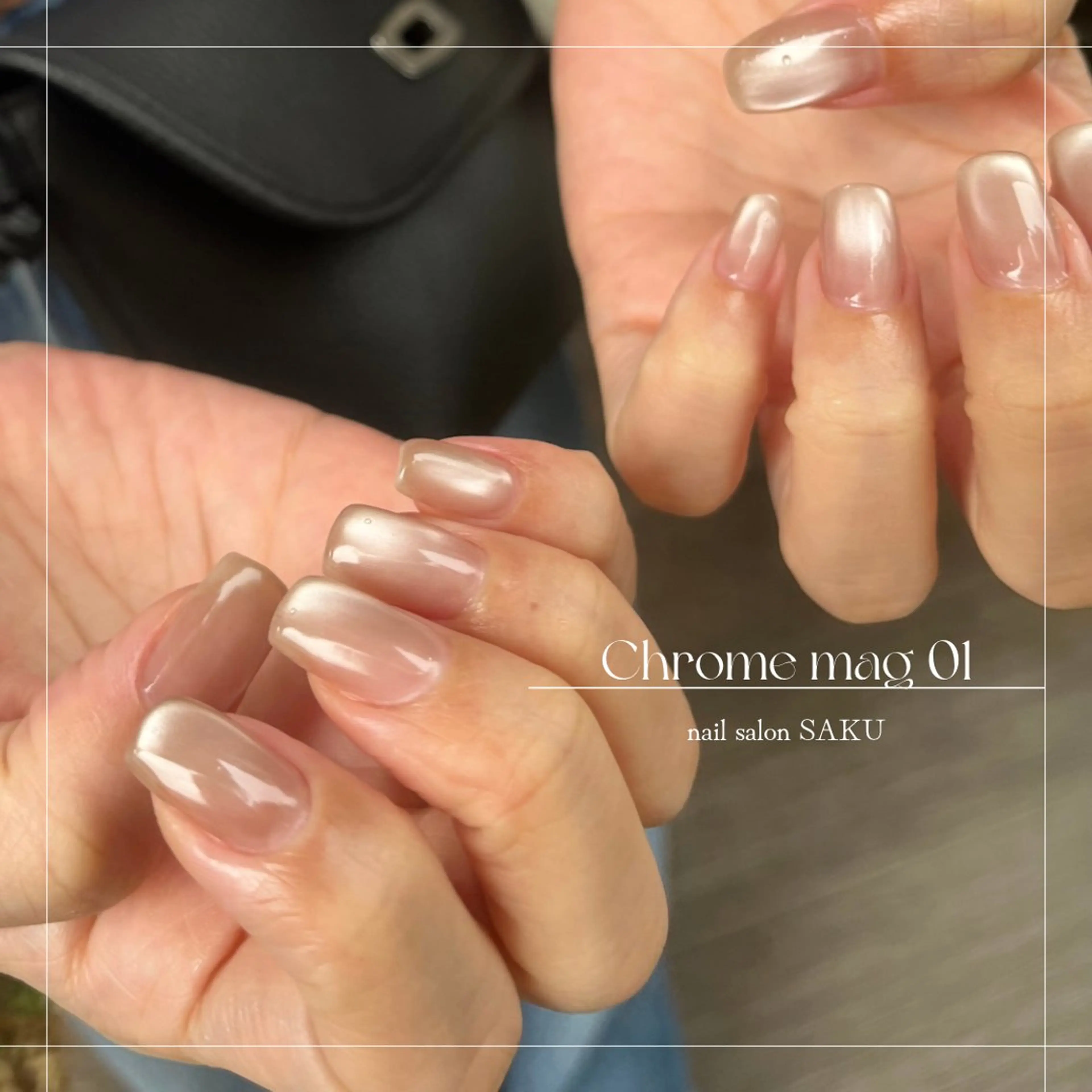 ネイル ニュアンスネイル シンプルネイル ハンドネイル SAKU nail 作島茜のネイルデザイン
