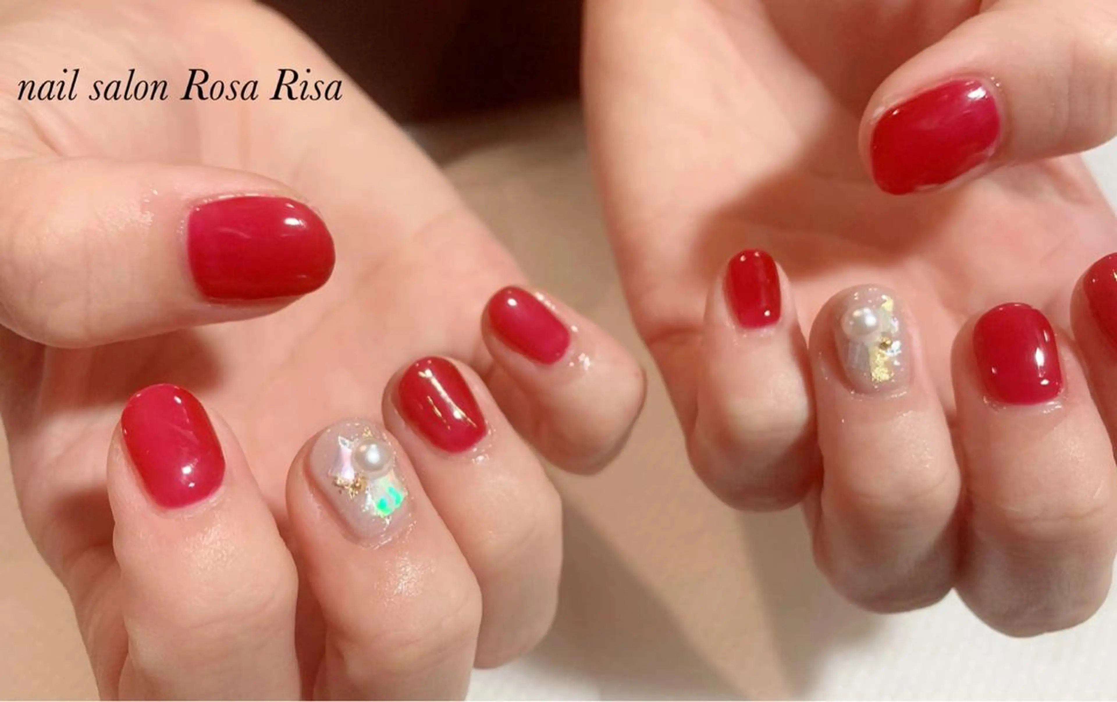 ショート ネイル ネイルスタジオ シェイクユアハンズのネイルデザイン