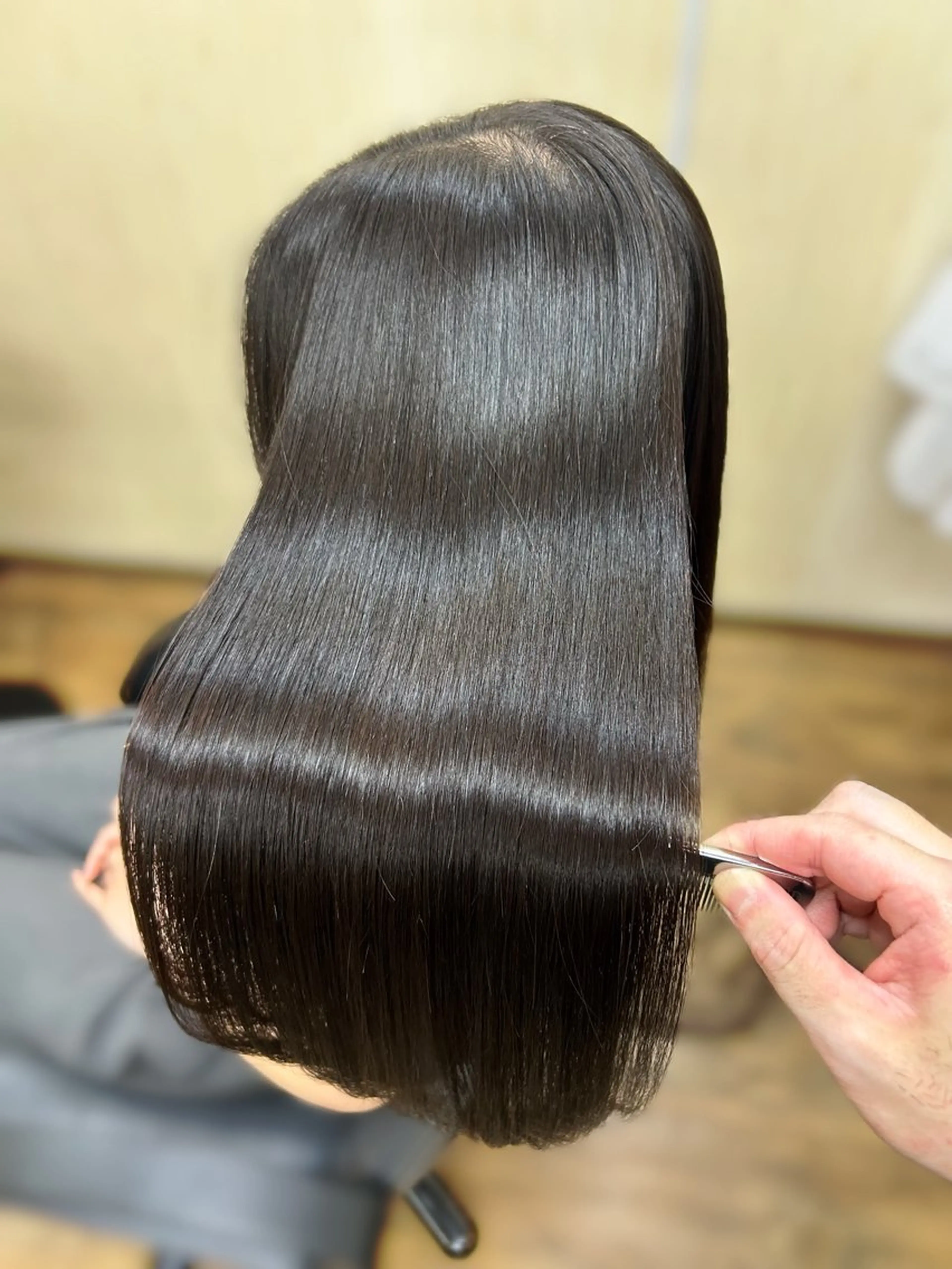 ロング みやたゆうき 髪質改善講師のヘアスタイル