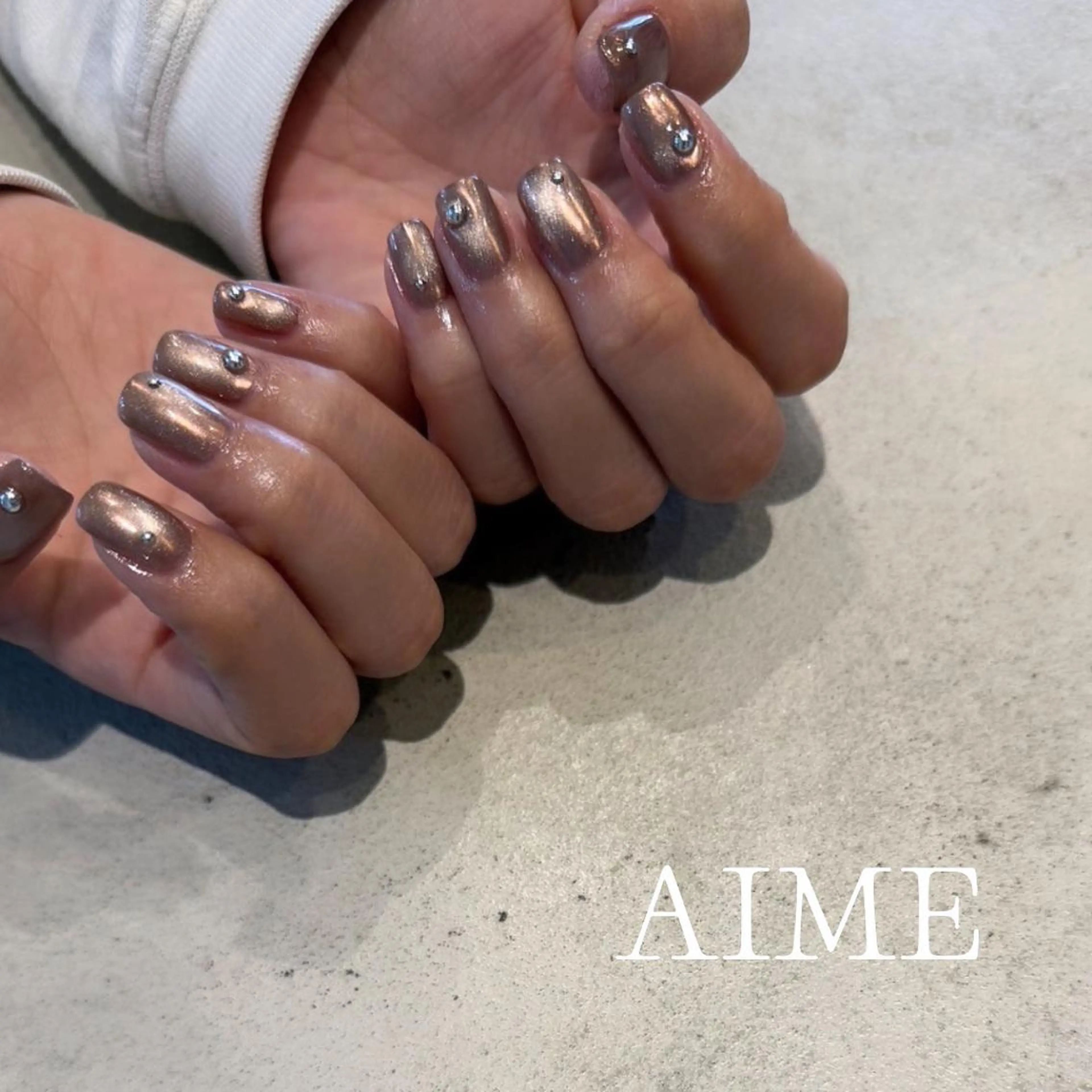 ネイル アートネイル ハンドネイル AIME （momo）のネイルデザイン