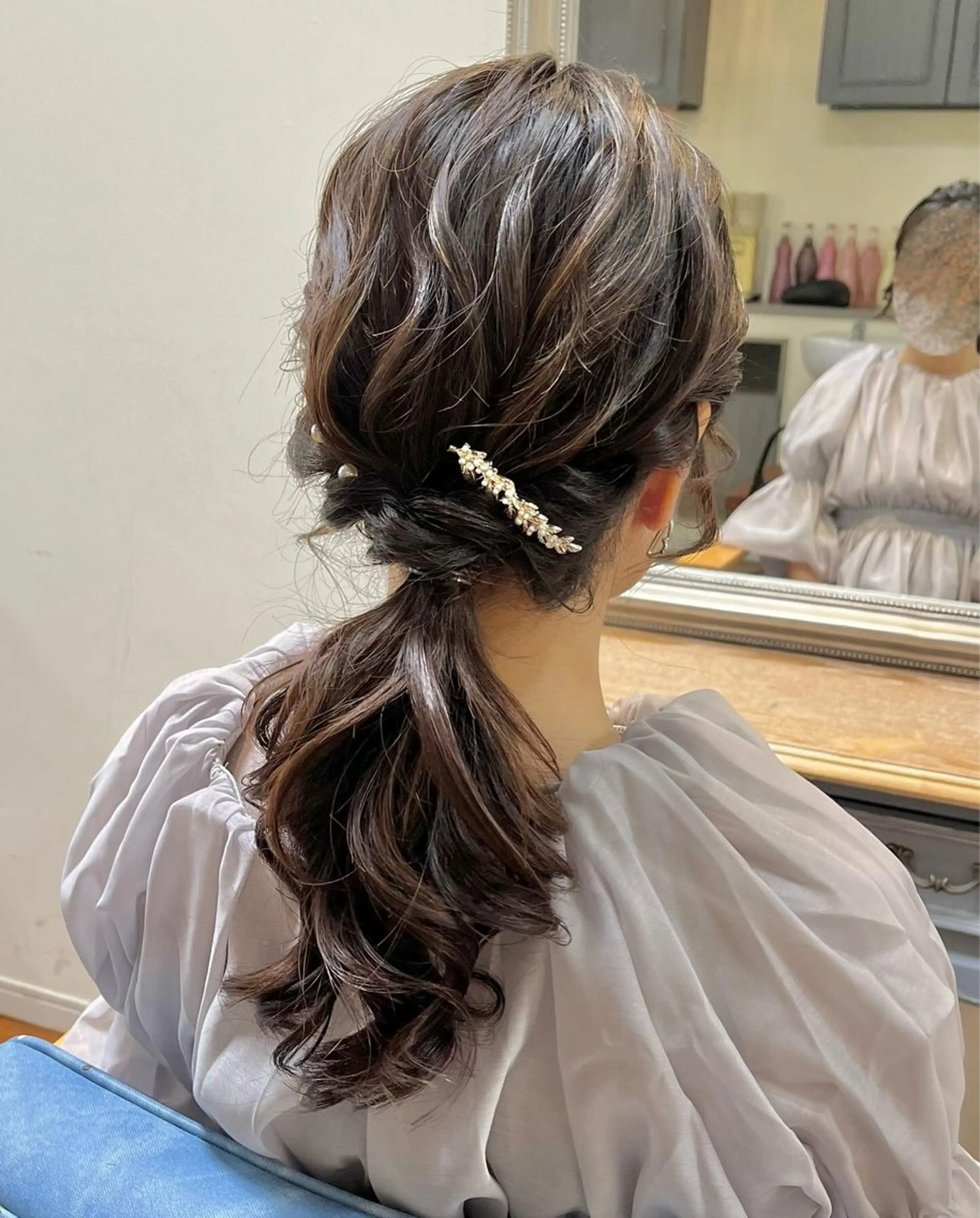 ロング 君山 希美のヘアスタイル