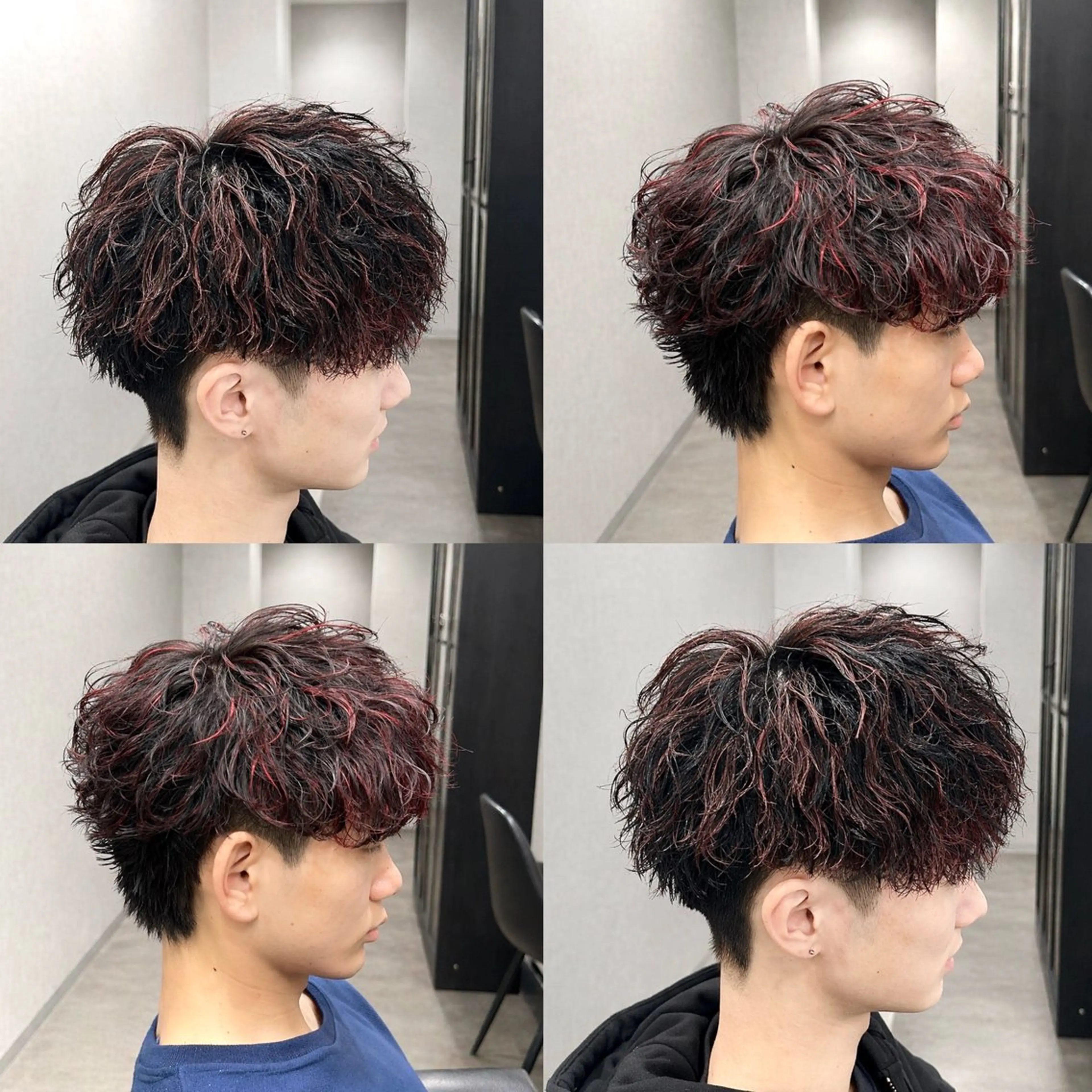 ショート パーマ メンズ メンズパーマ ツイストスパイラルパーマ スパイラルパーマ カット パーマ 🔥EDEN春日部パ ーマ特化SHOTAのヘアスタイル