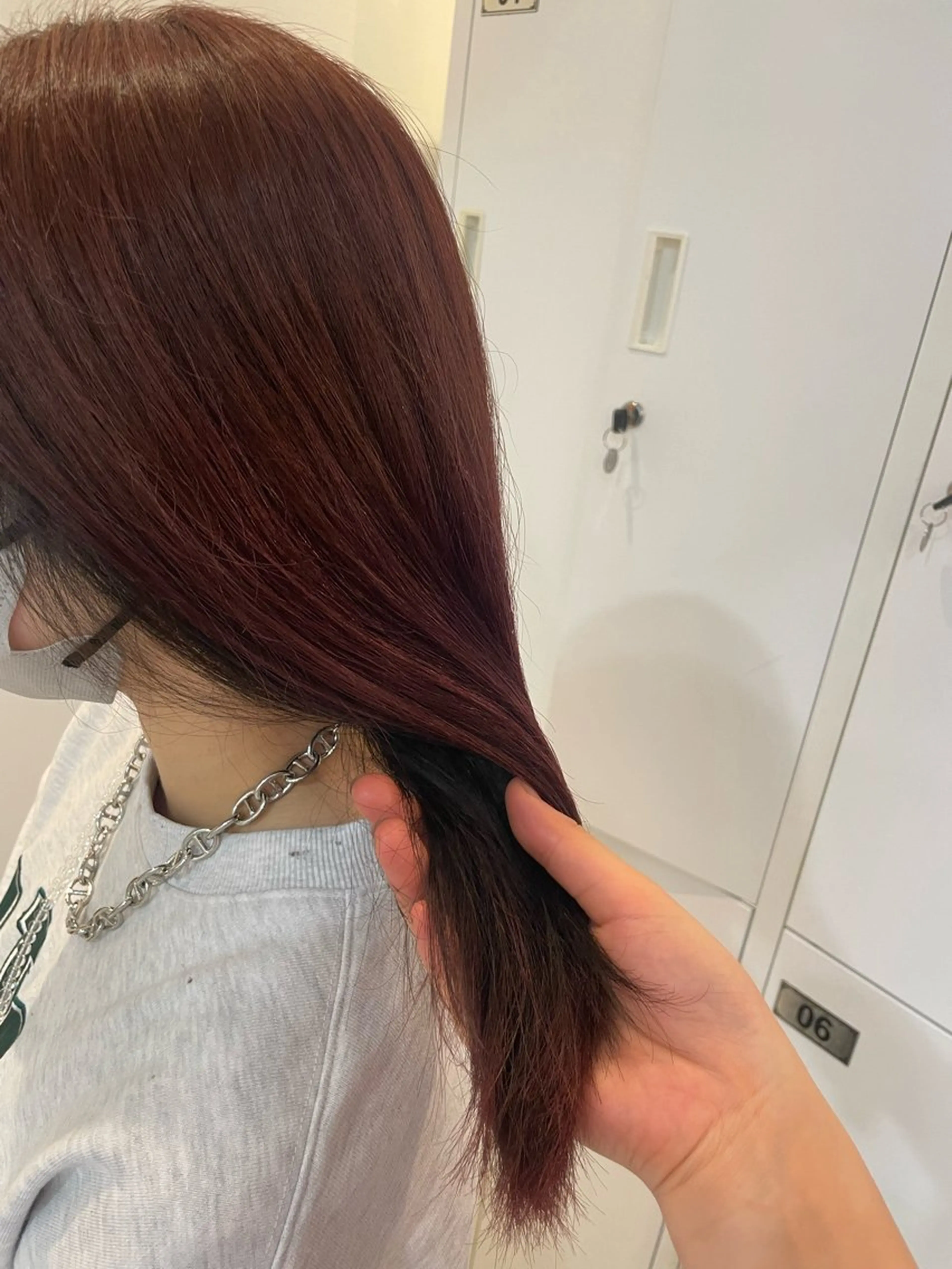 ミディアム カラー ヘアカラー みやした もあのヘアスタイル