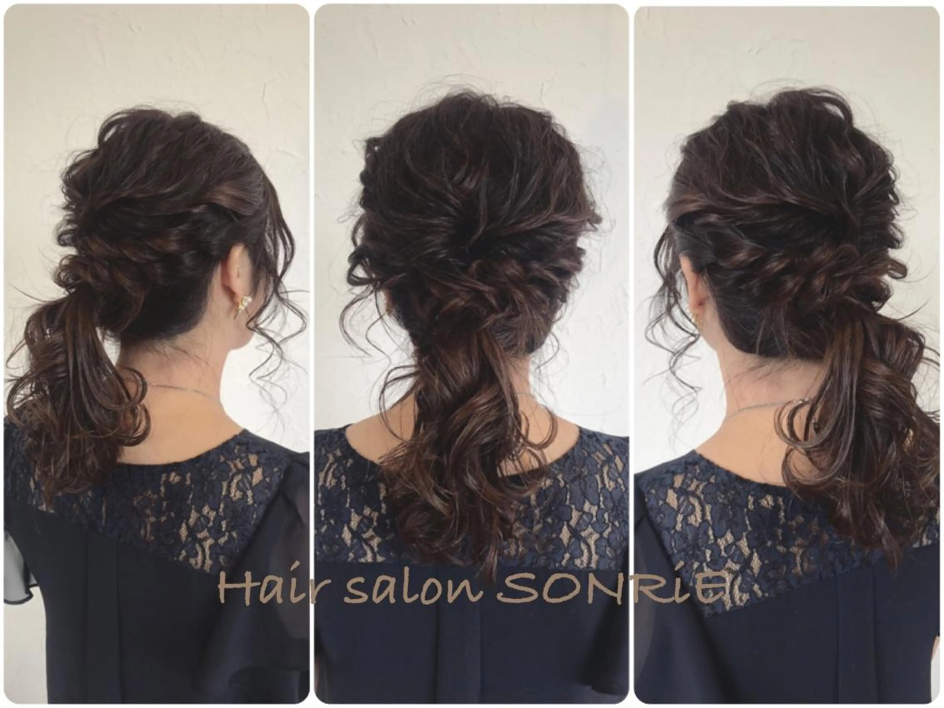 ショート カラー パーマ ヘアアレンジ メンズ ポニーテール 豊橋美容院 ソンリエのヘアスタイル