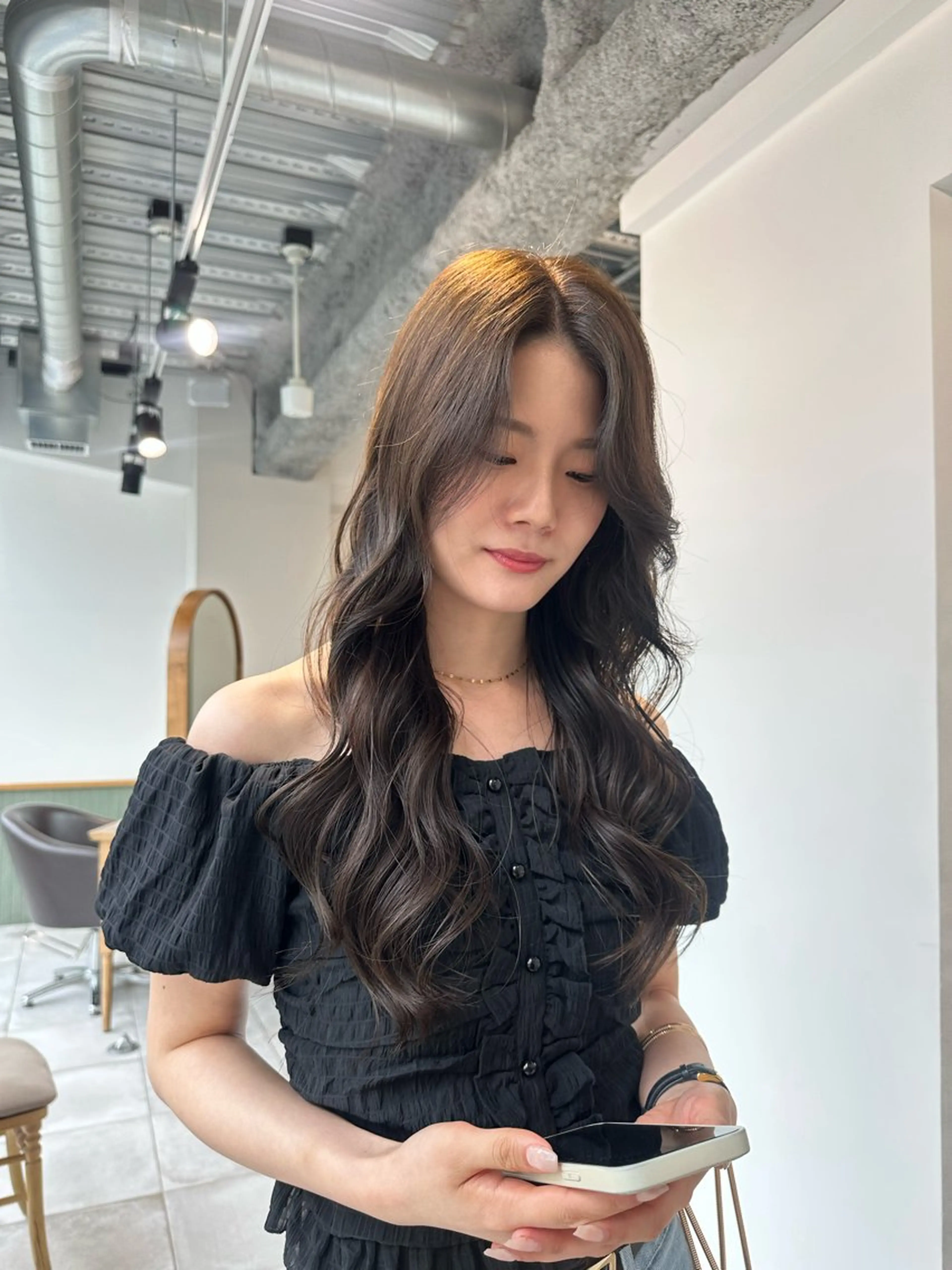 ロング カラー キッズ カット ヘアカラー トリートメント オトナヘア🌸 harukaのヘアスタイル