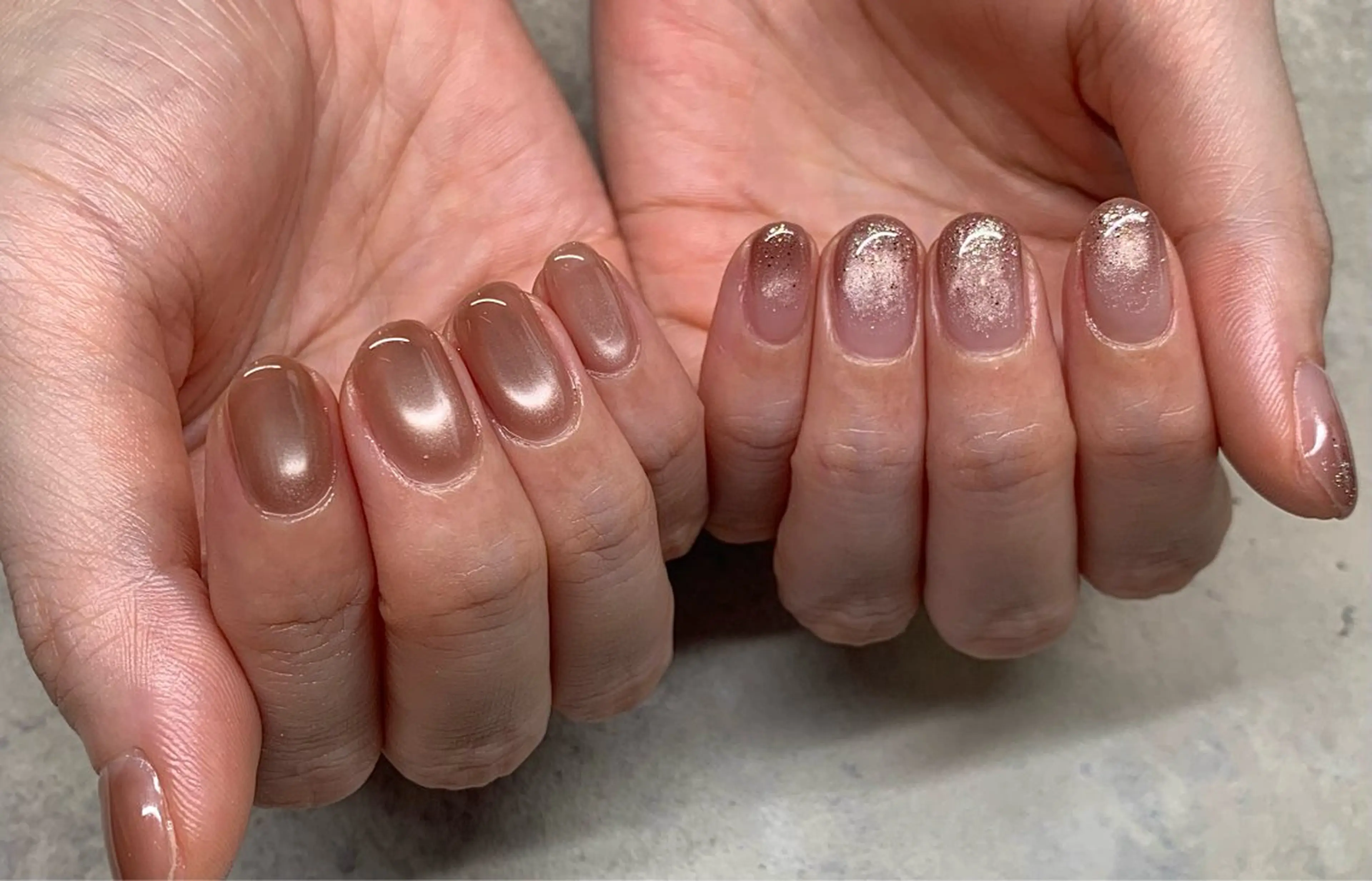 ネイル フラッシュネイル マグネットネイル ニュアンスネイル オフィスネイル ショートネイル ハンドネイル sufu. nail YUKIのネイルデザイン