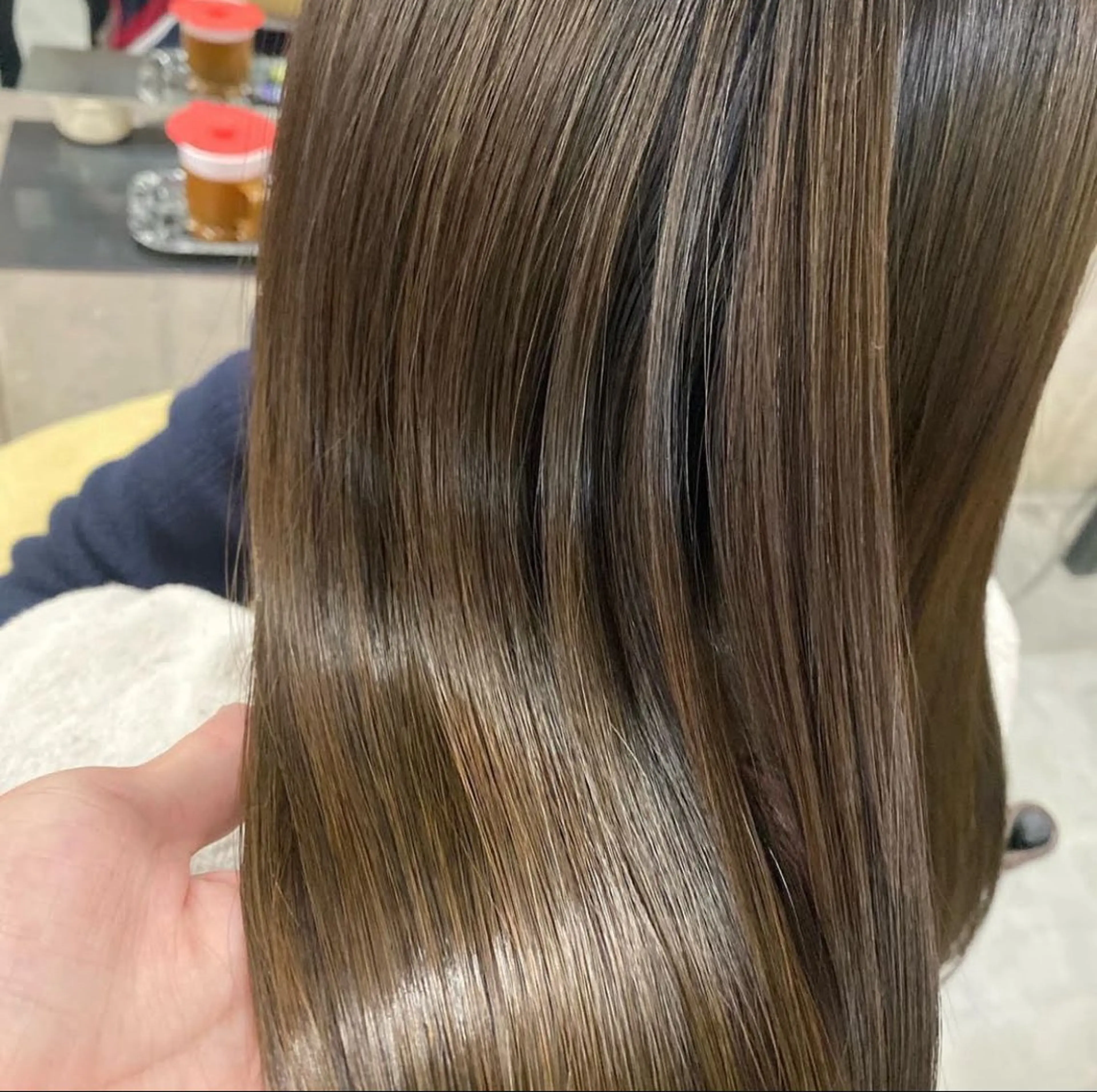 ロング トリートメント maya🌷白髪ぼか し✳︎脱白髪染めのヘアスタイル