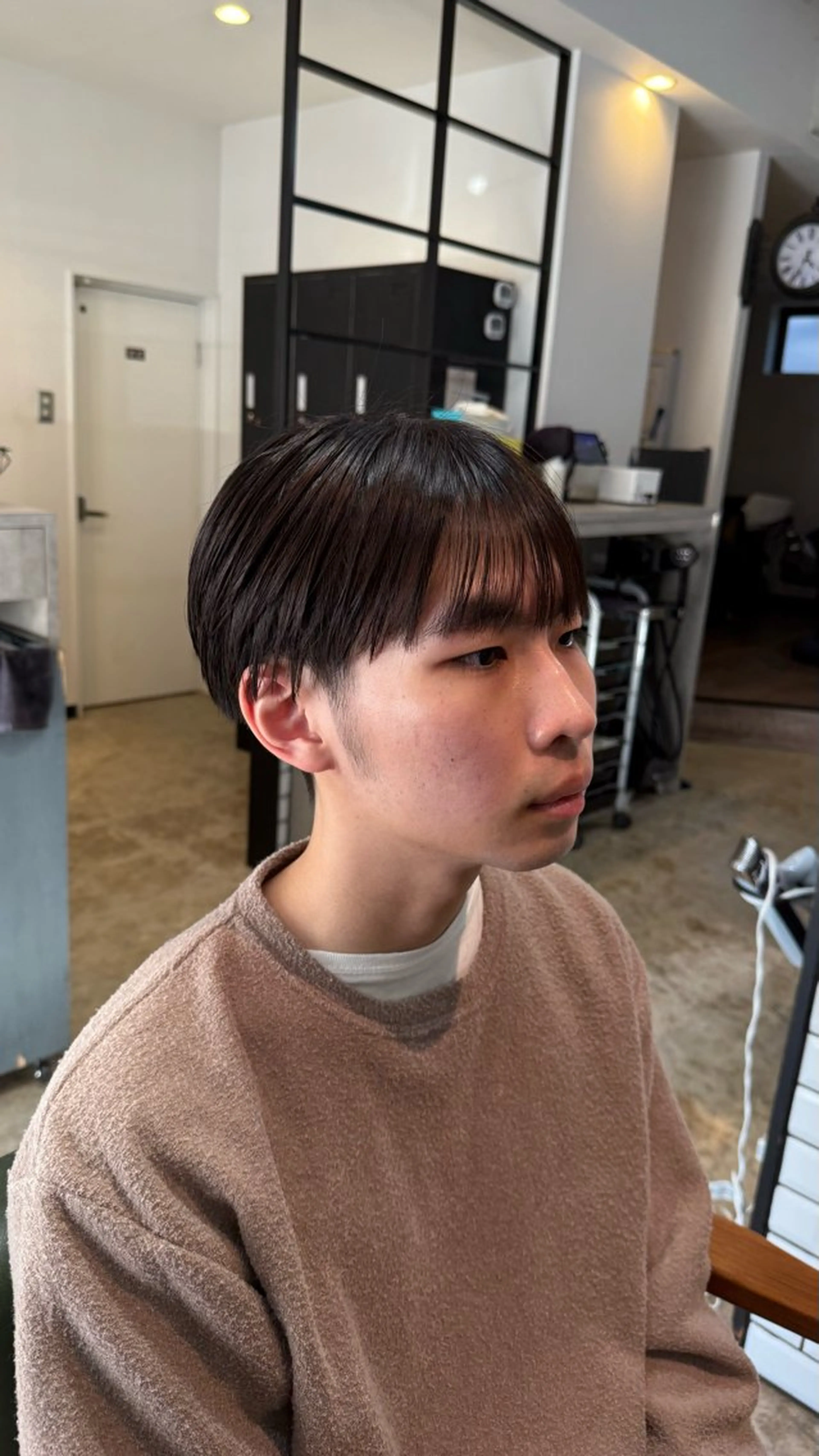 ショート メンズ マッシュ シースルーマッシュ メンズ専門 Ryukiのヘアスタイル