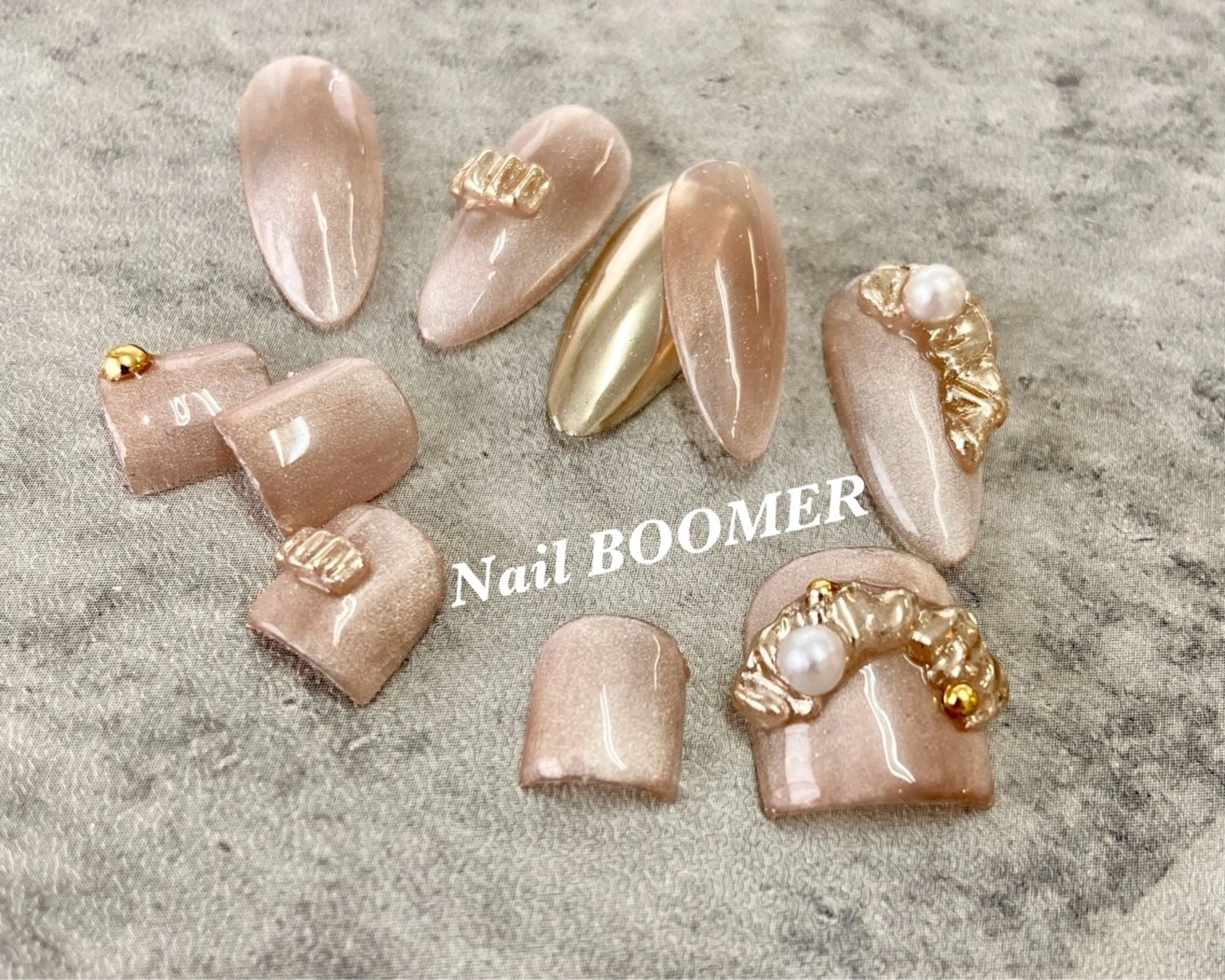 ネイル フットネイル ネイル ブーマーのネイルデザイン