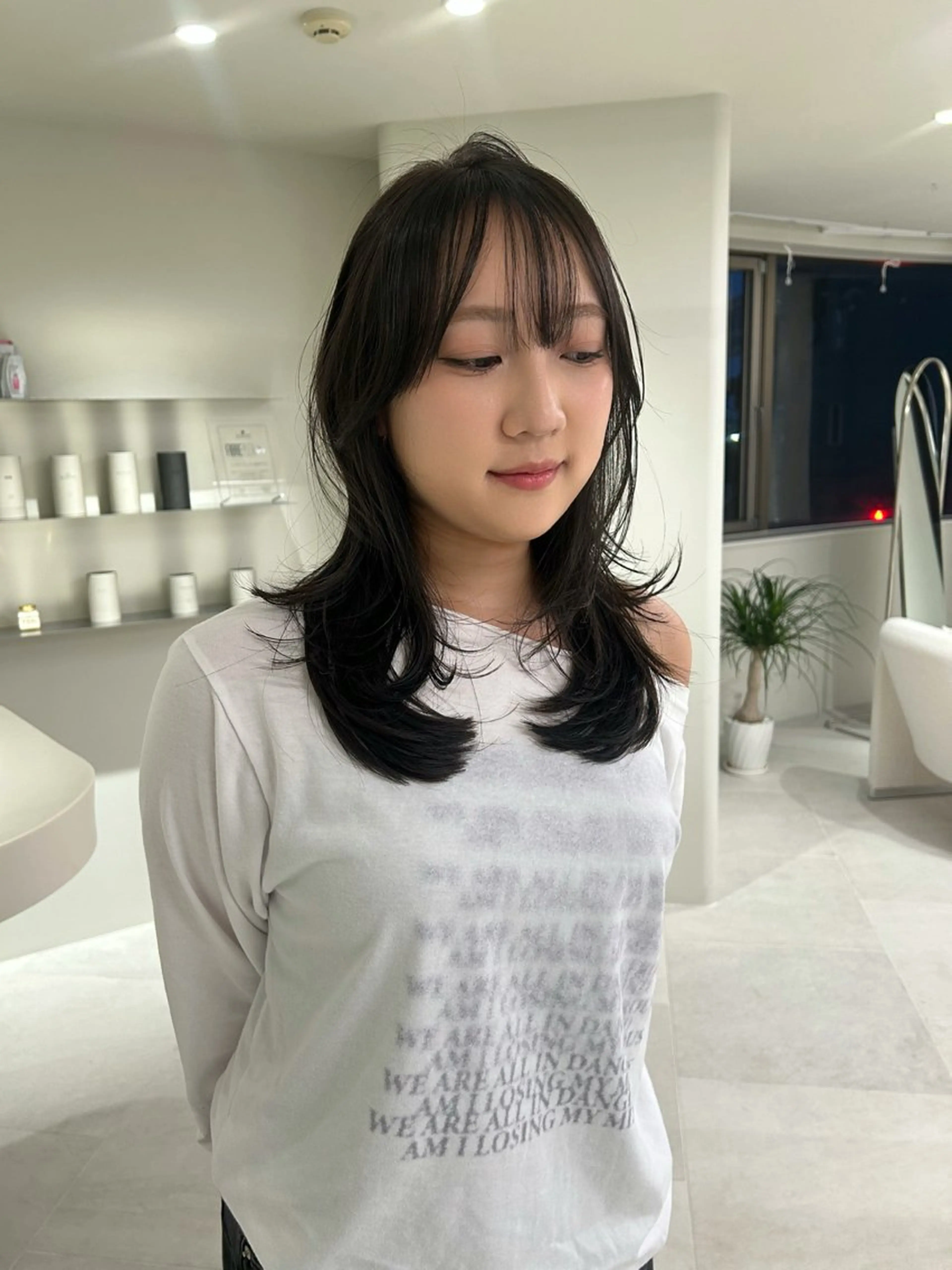 ロング カラー カット 海外レイヤー /NAGISAのヘアスタイル