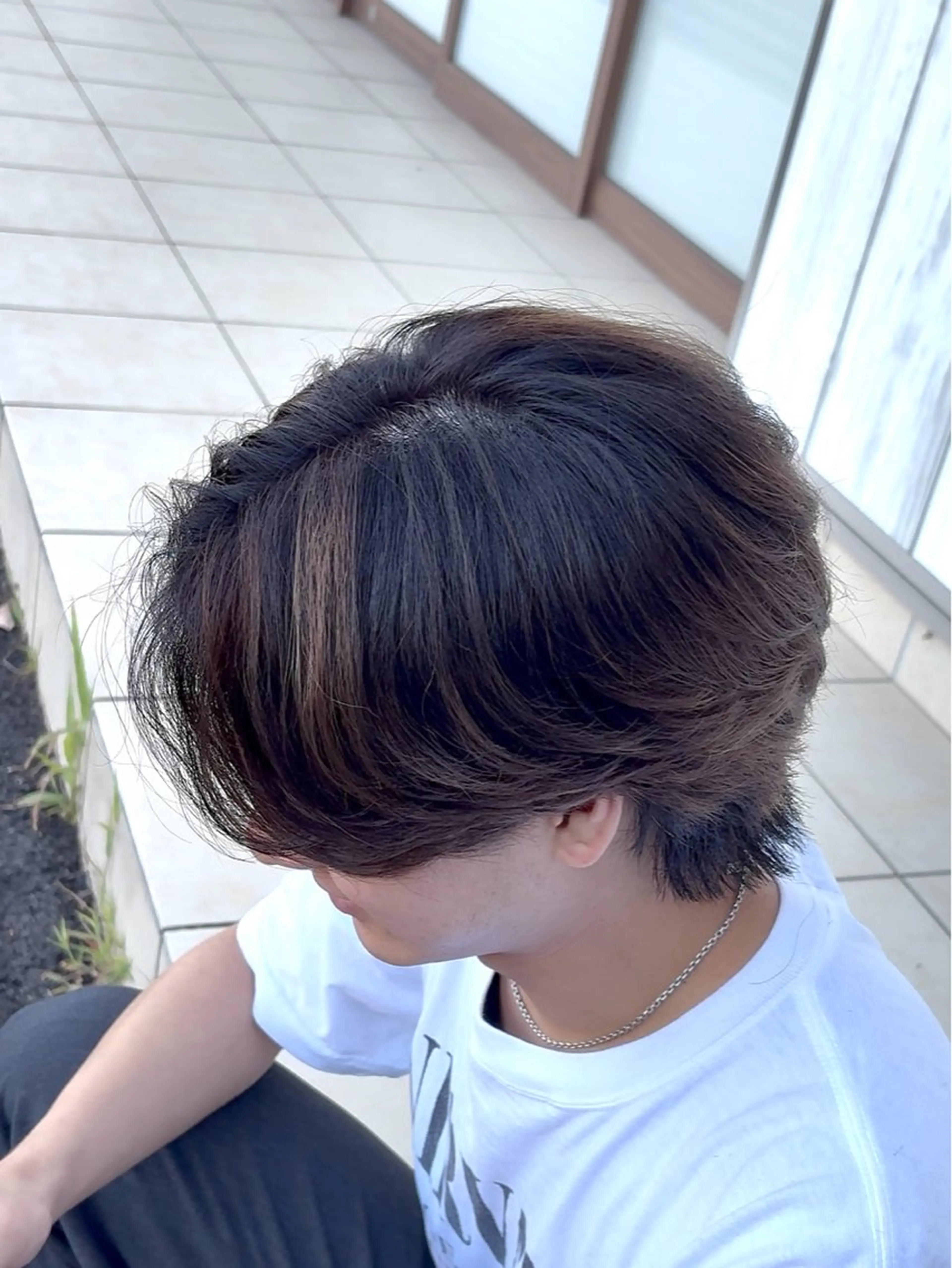 ショート メンズ カット ヘアセット GRANDEUR ryuのヘアスタイル