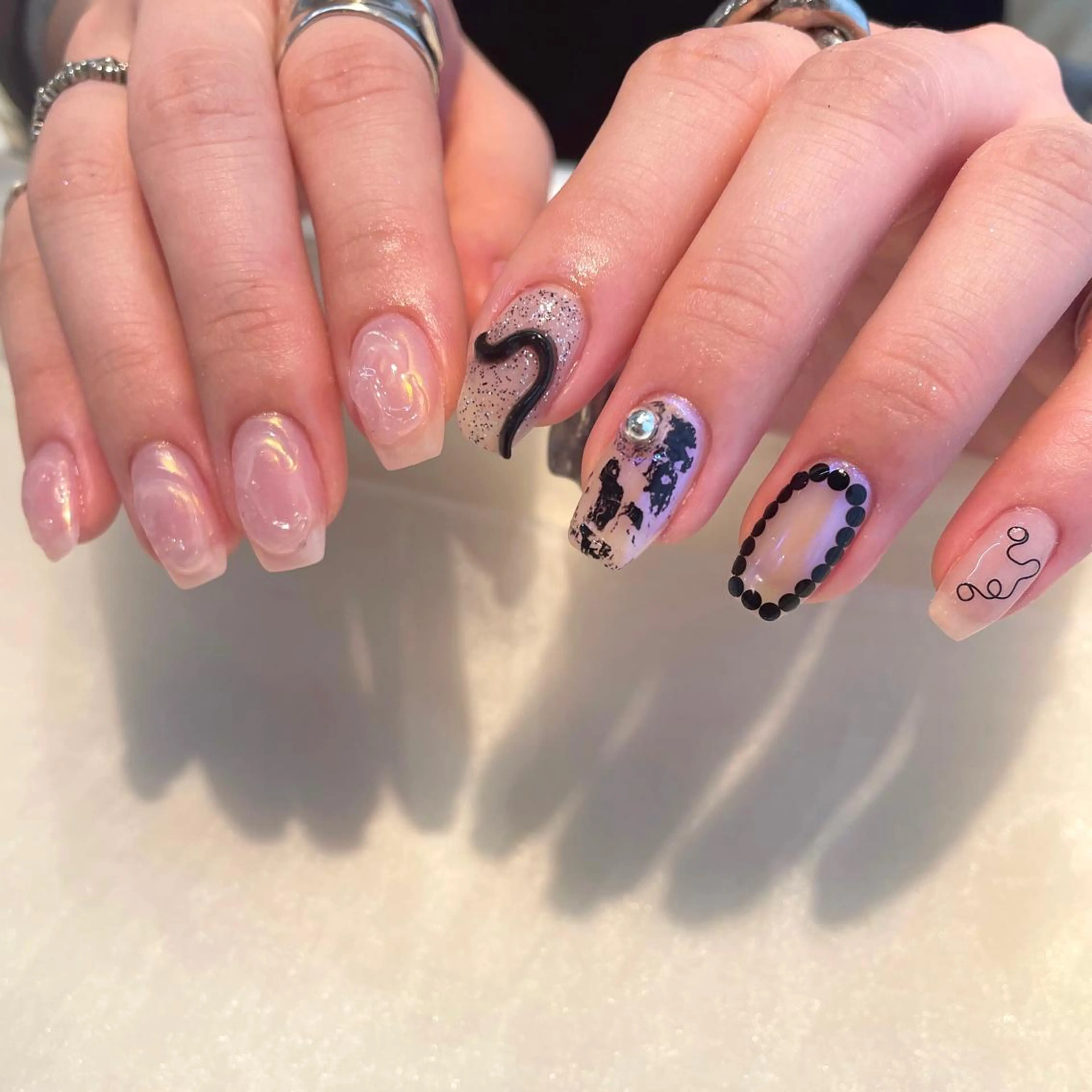 ネイル ハンドネイル 新井 ひなののネイルデザイン