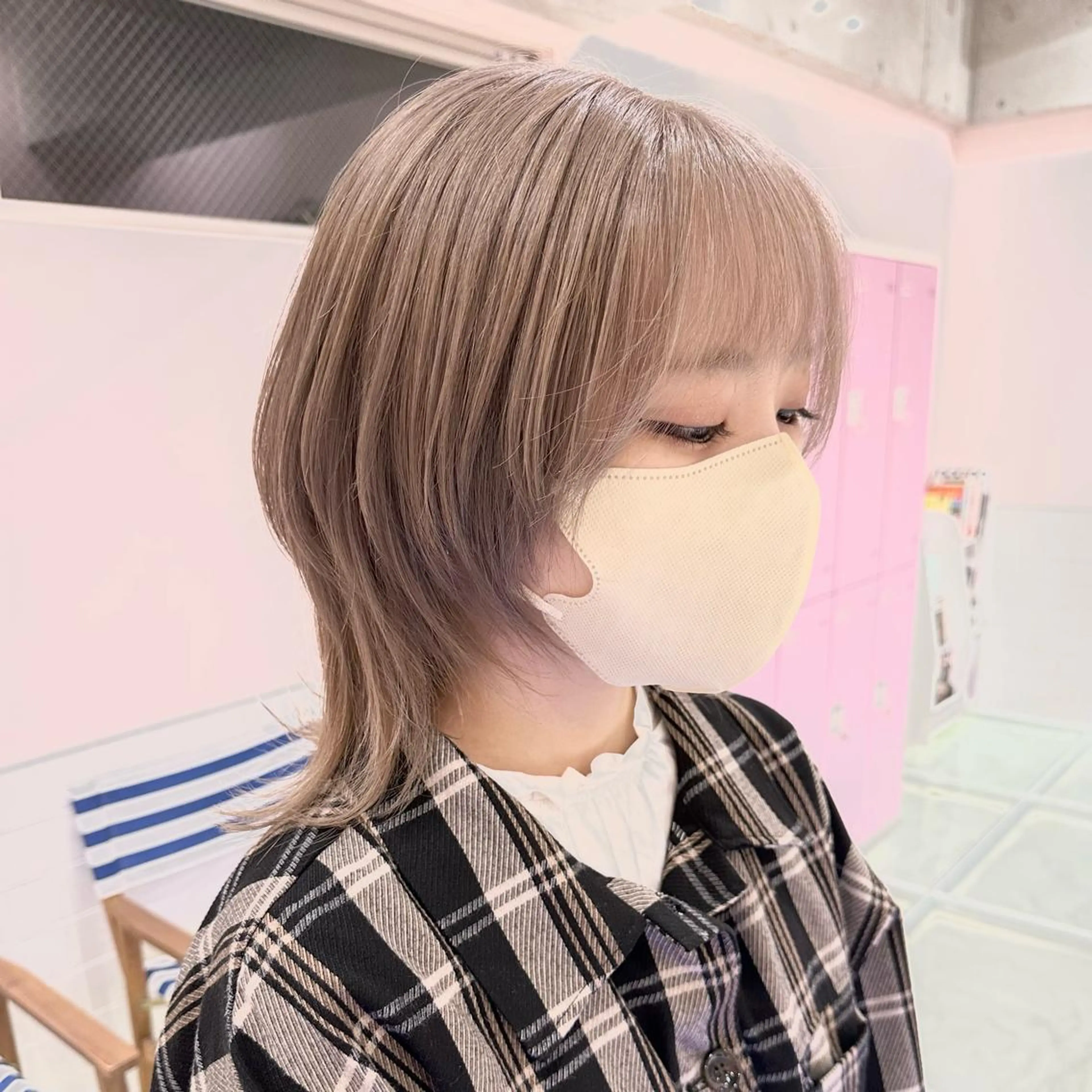 ミディアム カラー ヘアカラー トリートメント ヘアセット 🫧tatsuki 🫧“lot 横浜“のヘアスタイル