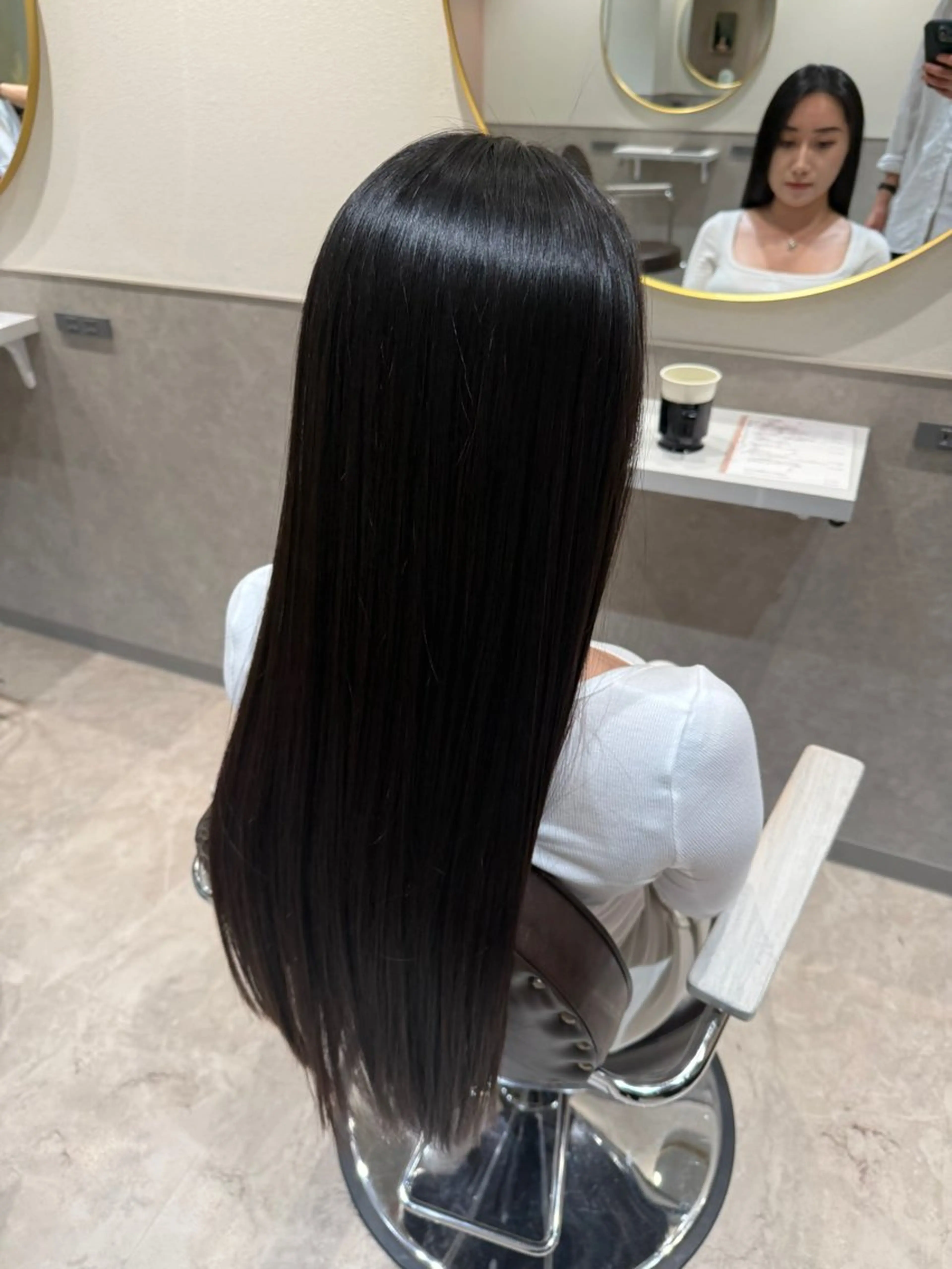 ロング カット 縮毛矯正 トリートメント eN° by youres hair 銀座店所属・髪質改善カラー/銀座 /縮毛矯正/森田のヘアスタイル