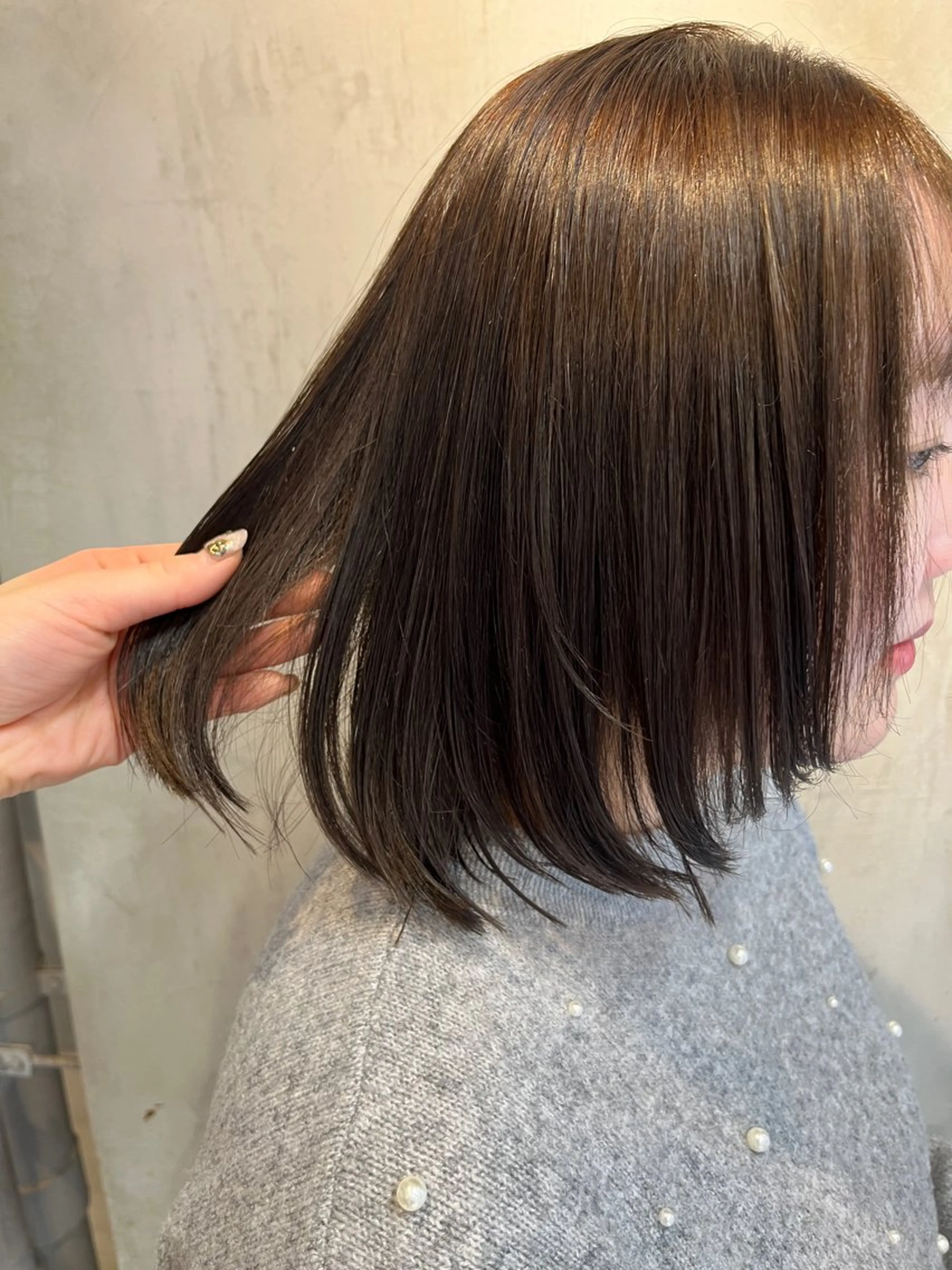 ショート ヘアカラー ちせ/ 透明感カラー /elima調布のヘアスタイル
