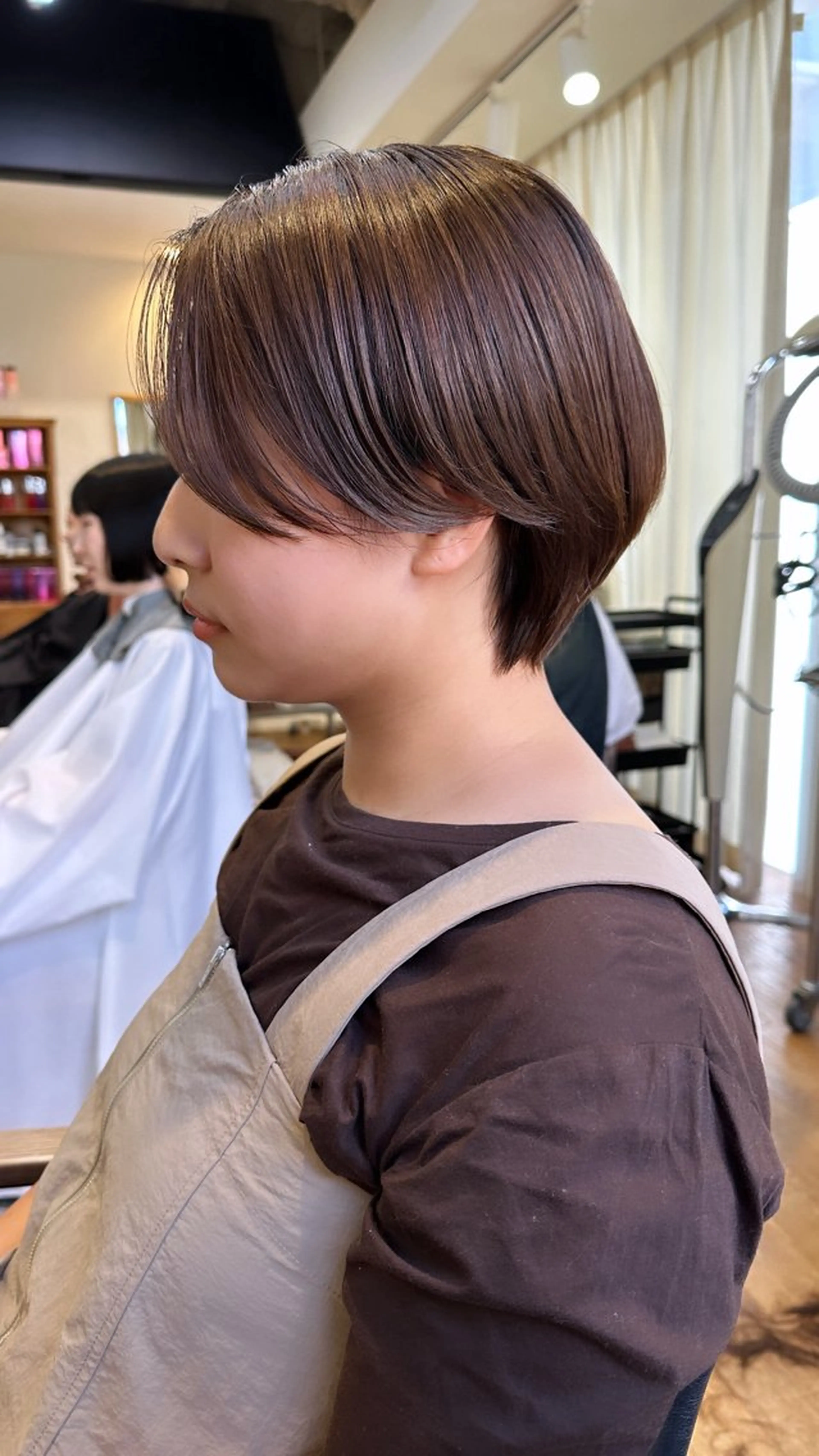 ショート ショート ボブ 梅田 木戸健人のヘアスタイル