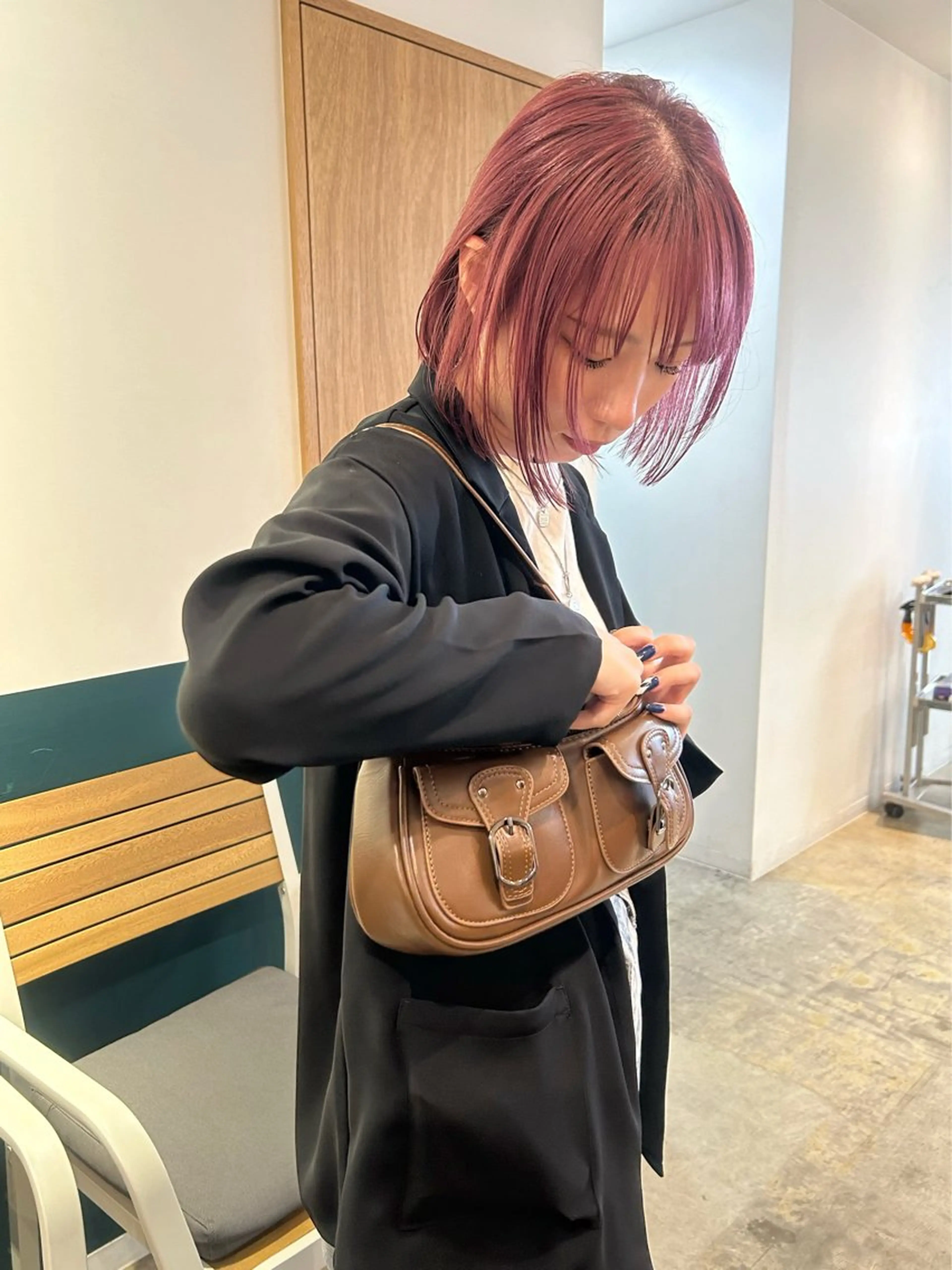 ショート カラー 透明感カラー レッドカラー カット ヘアカラー カラーリスト菅野 竜矢🌈のヘアスタイル