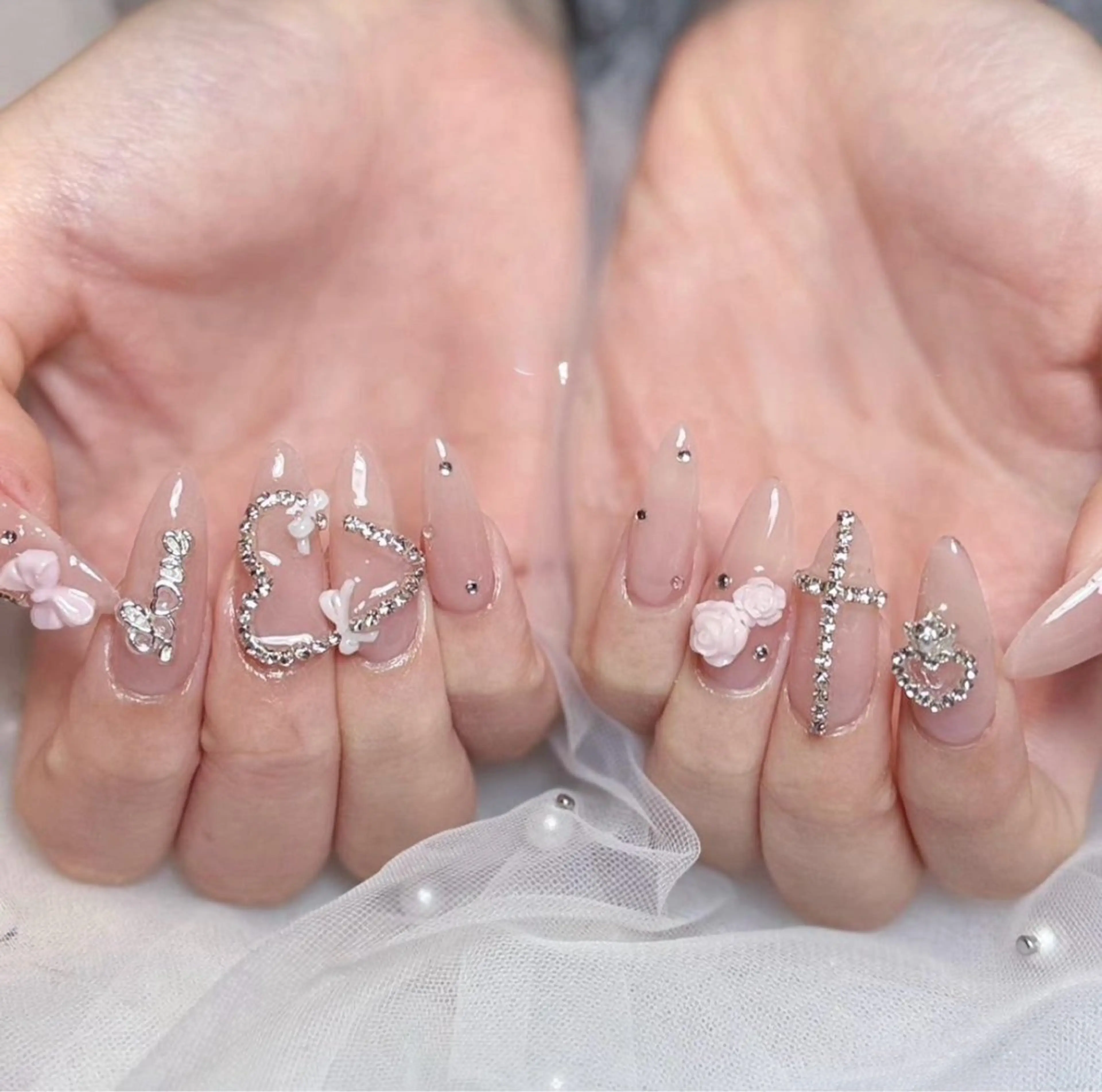ネイル 韓国ネイル 持ち込み 冬ネイル Nihonthy Nail 新宿のネイルデザイン