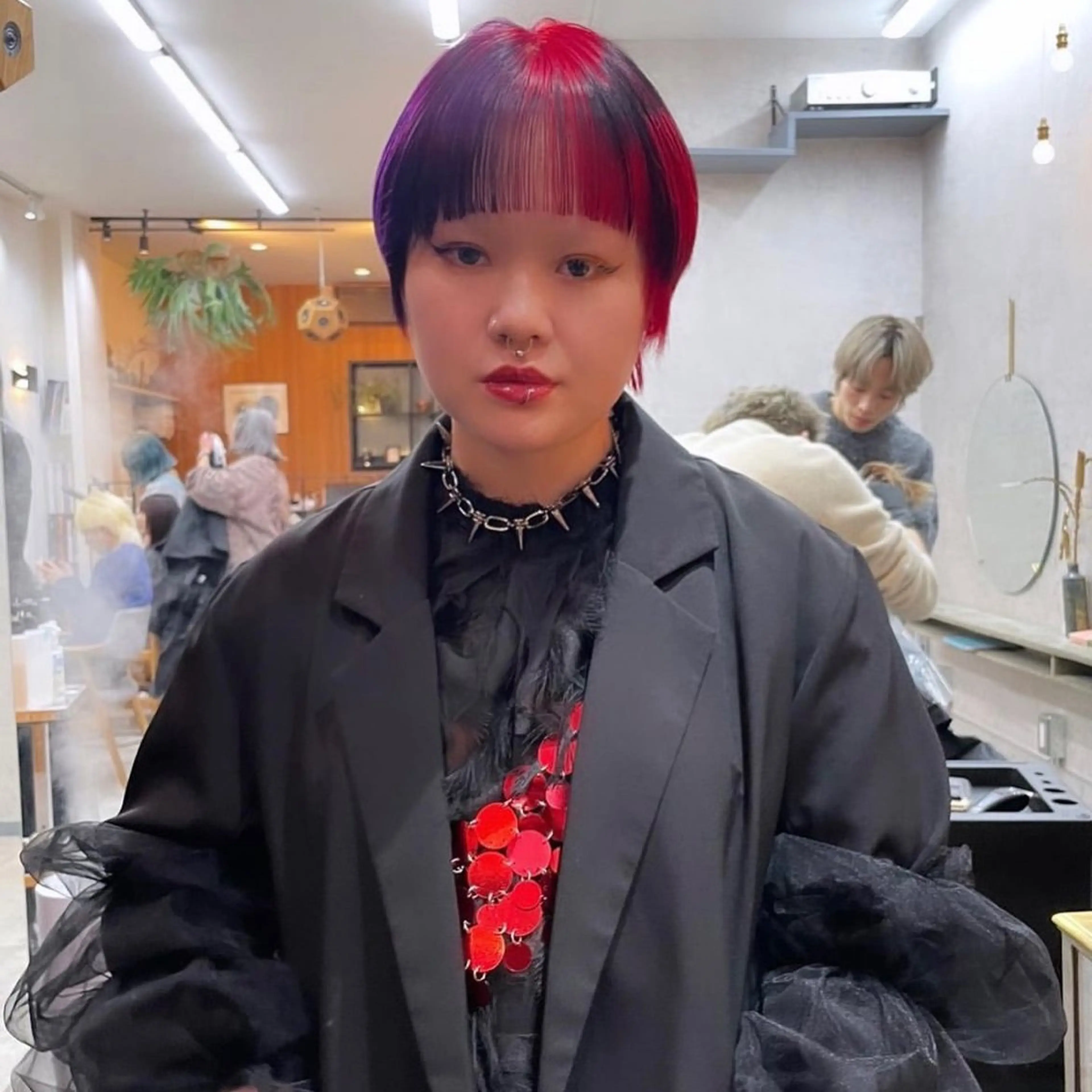 ショート カラー 花香竜太/エクステ /ハイトーンカラーのヘアスタイル