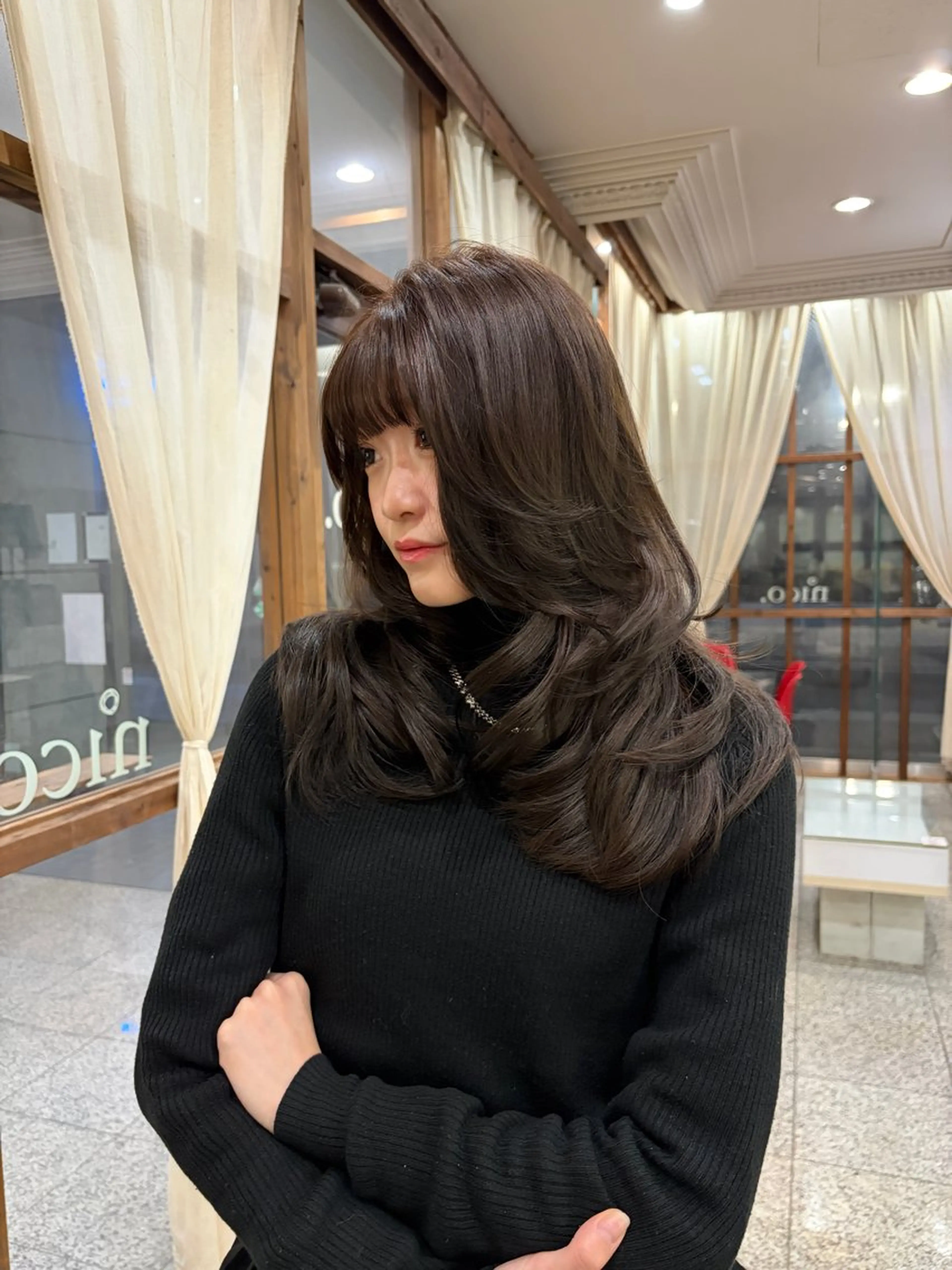 カラー KANNA🩵 /nico心斎橋のヘアスタイル