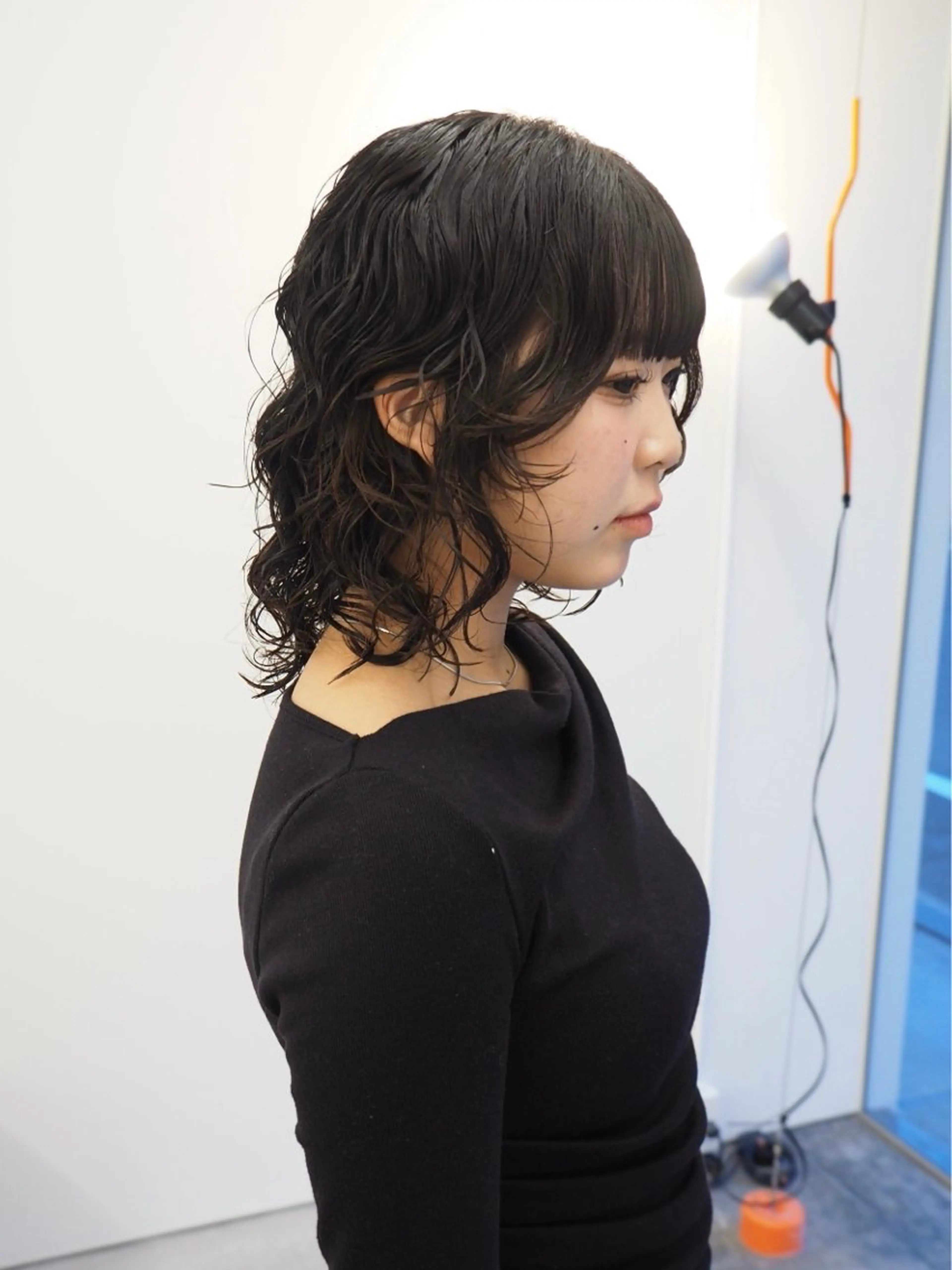 パーマ 透明感艶カラー/ リュウジンキョウカのヘアスタイル