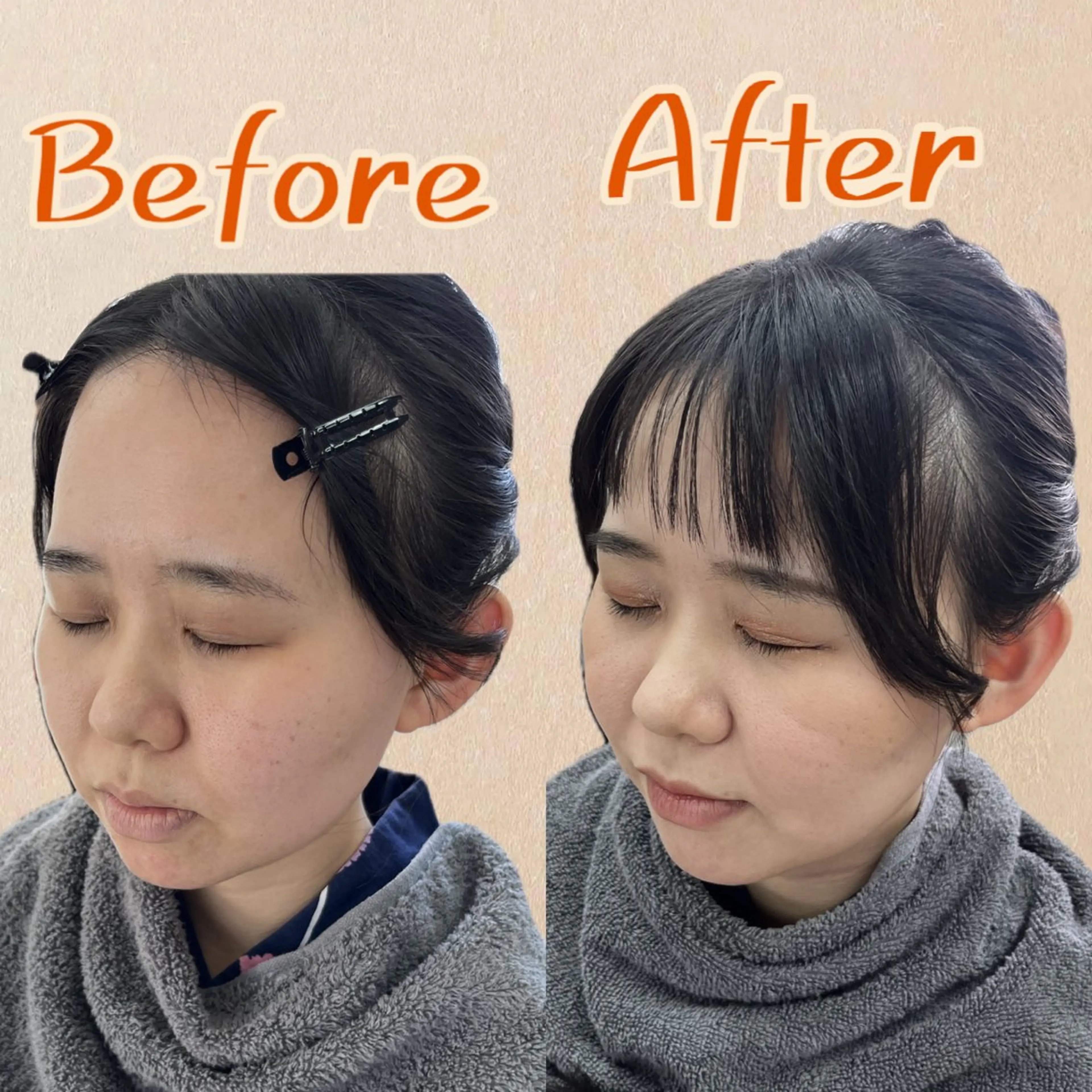 ヘアアレンジ 似合わせヘアメイク 💐オダギリチアキのヘアスタイル