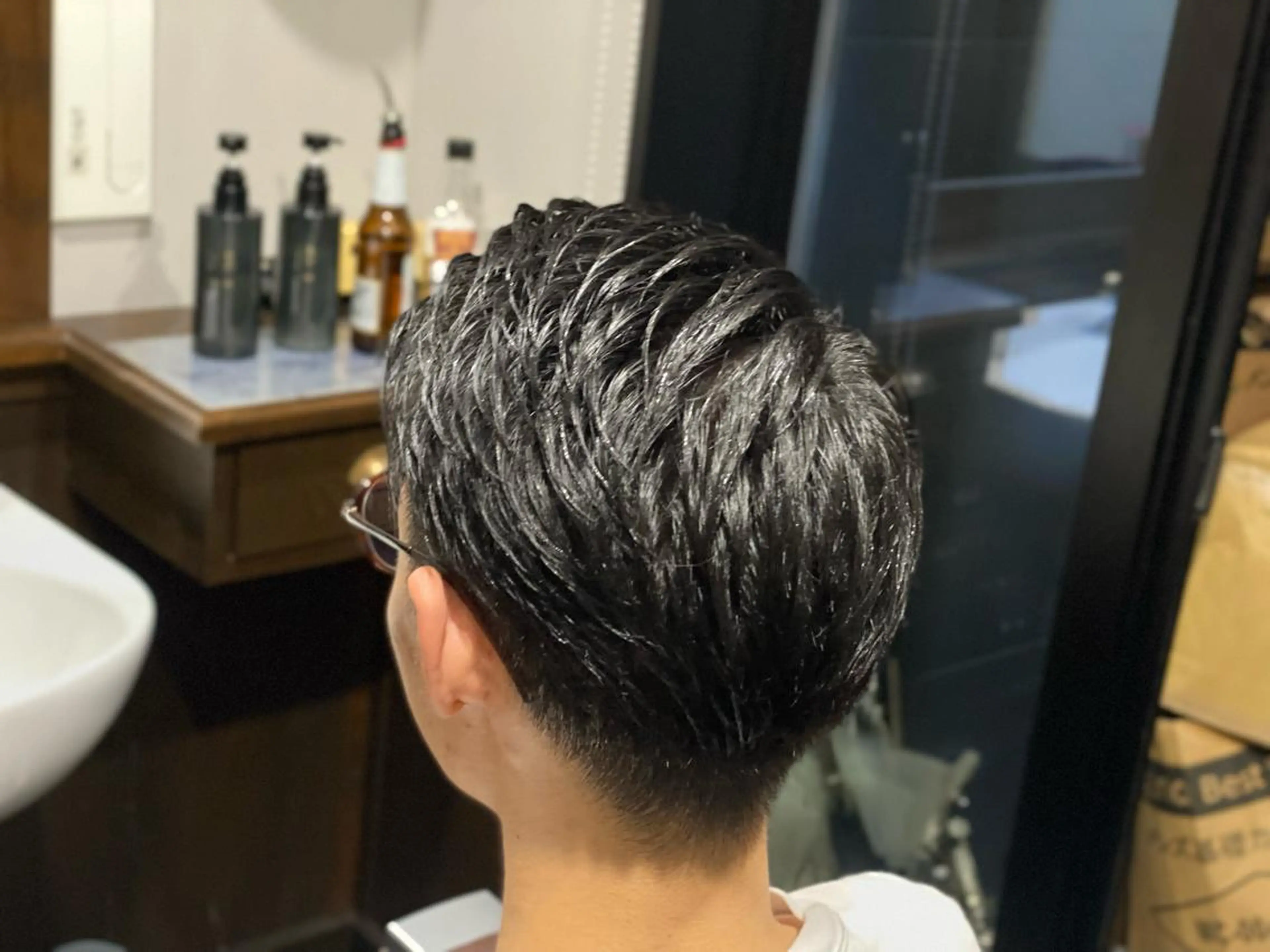ショート メンズ 浅見 天翔のヘアスタイル