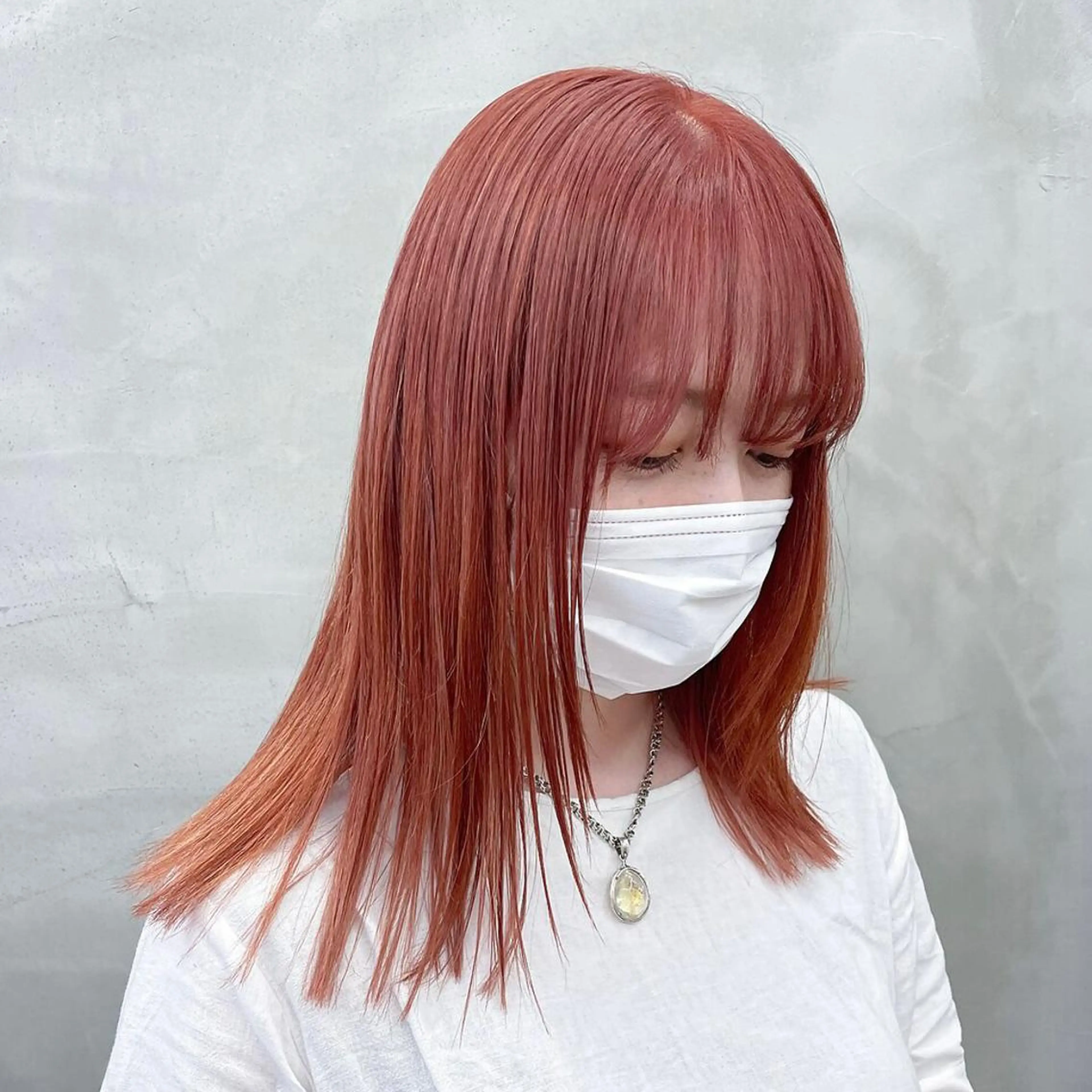 ミディアム カラー ミディアムパーマ バレイヤージュ ブリーチ ケアブリーチ デザインカラー 無料カットモデル募集 🌱ひょうがのヘアスタイル