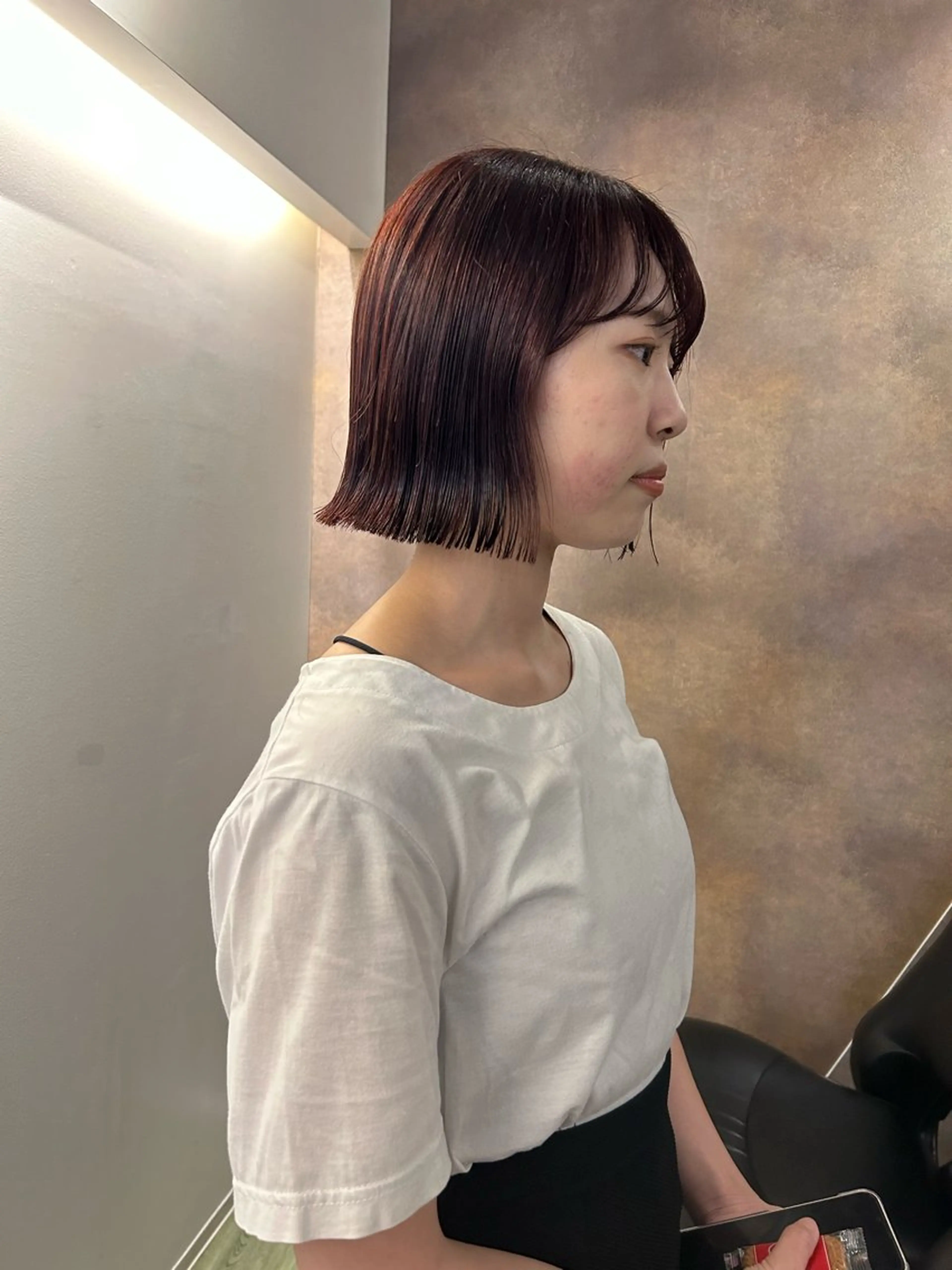 ショート カラー ベージュカラー 透明感カラー ピンクカラー ピンクベージュ カット ヘアカラー SAKINO． ベージュカラーのヘアスタイル