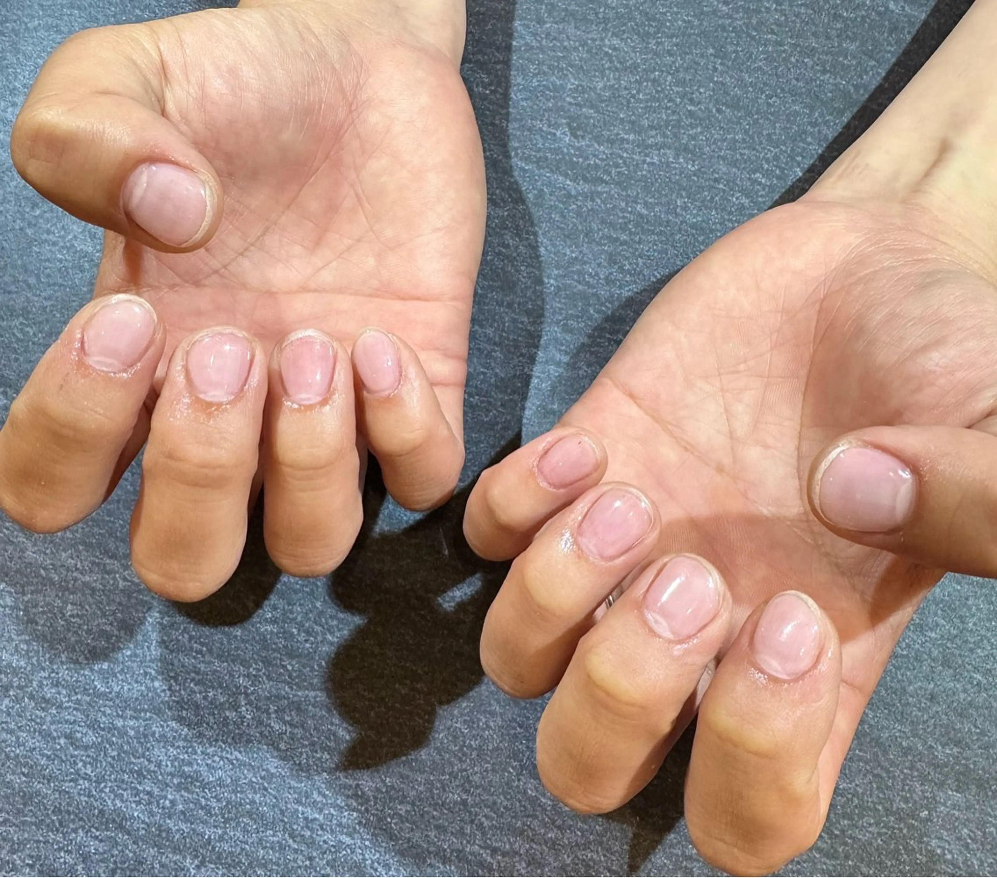 メンズ ネイル クリアネイル ジェルネイル メンズネイル ハンドネイル MIMnail メンズネイリストのネイルデザイン