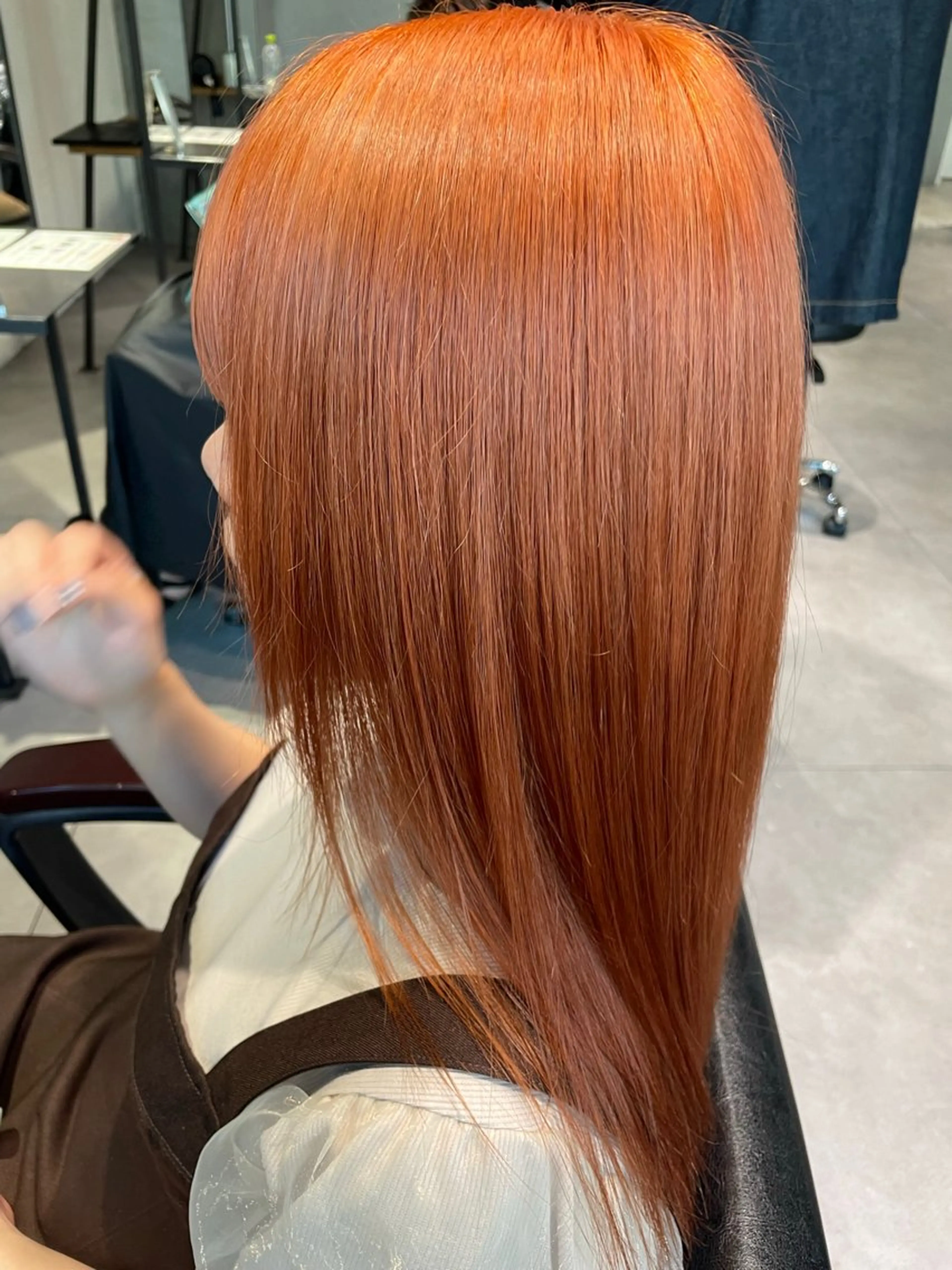 ロング カラー カット ヘアカラー トリートメント CHERIM ❤️🔥新家光葉のヘアスタイル